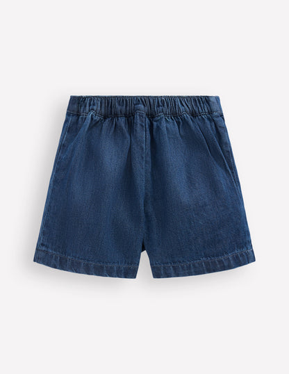 Gewebter Wickel-Skort-Medium Vintage-2