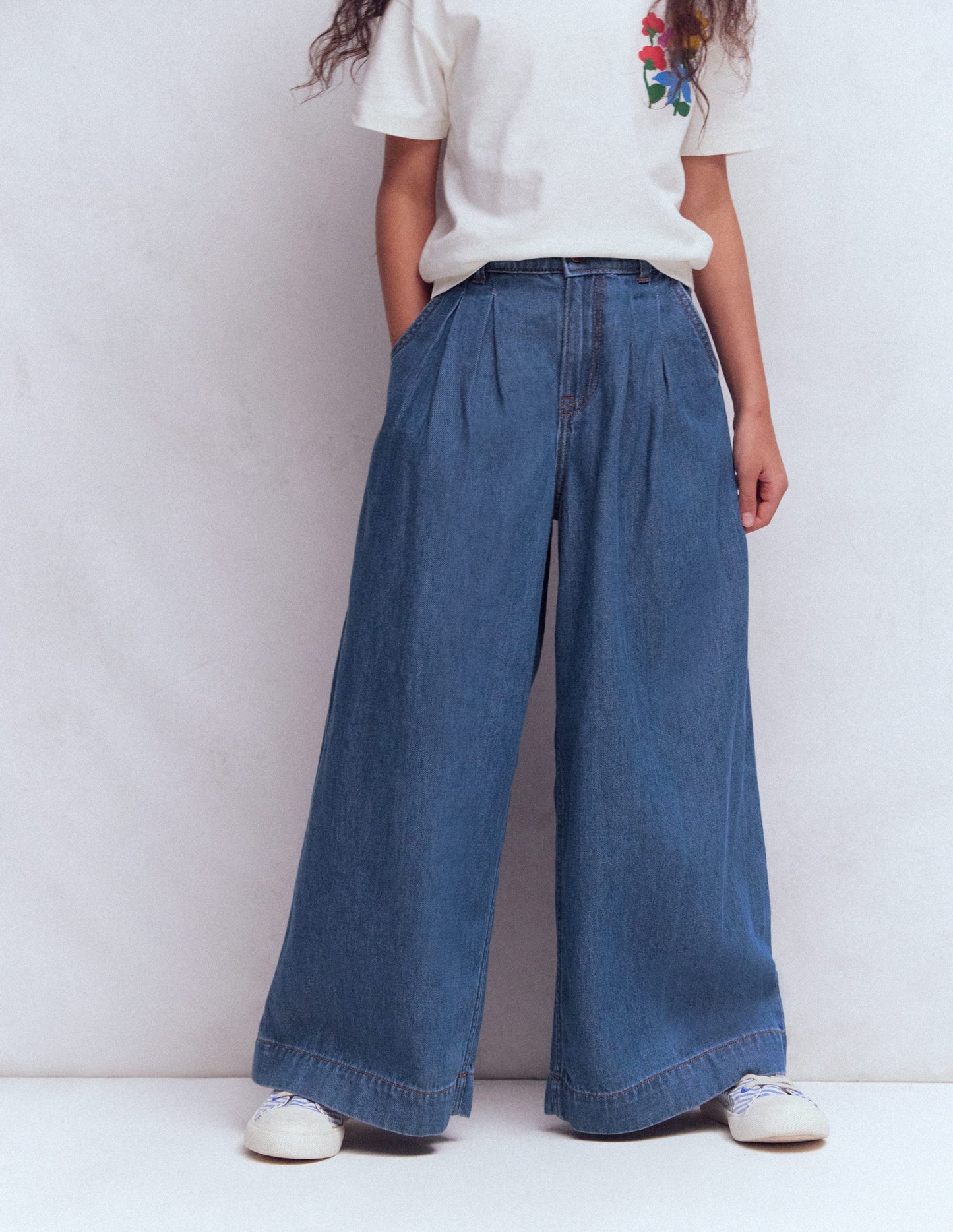 Plissierte Culotte-Medium Vintage