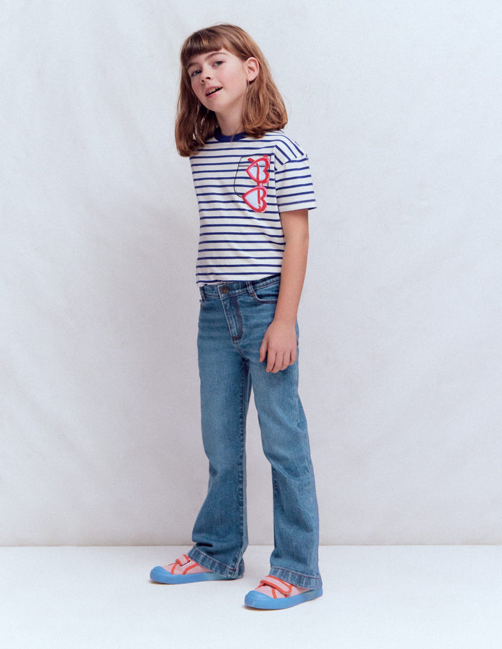 Kick Flare Jean-Mid Vintage