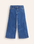 Jeans mit weitem Bein-Mittlere Mischung Denim