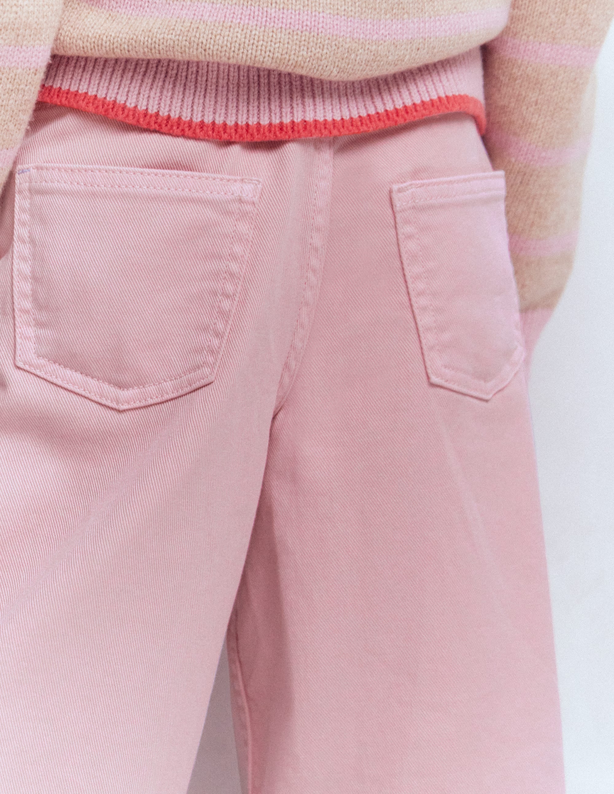 Jeans mit weitem Bein-ROSA - Image 3