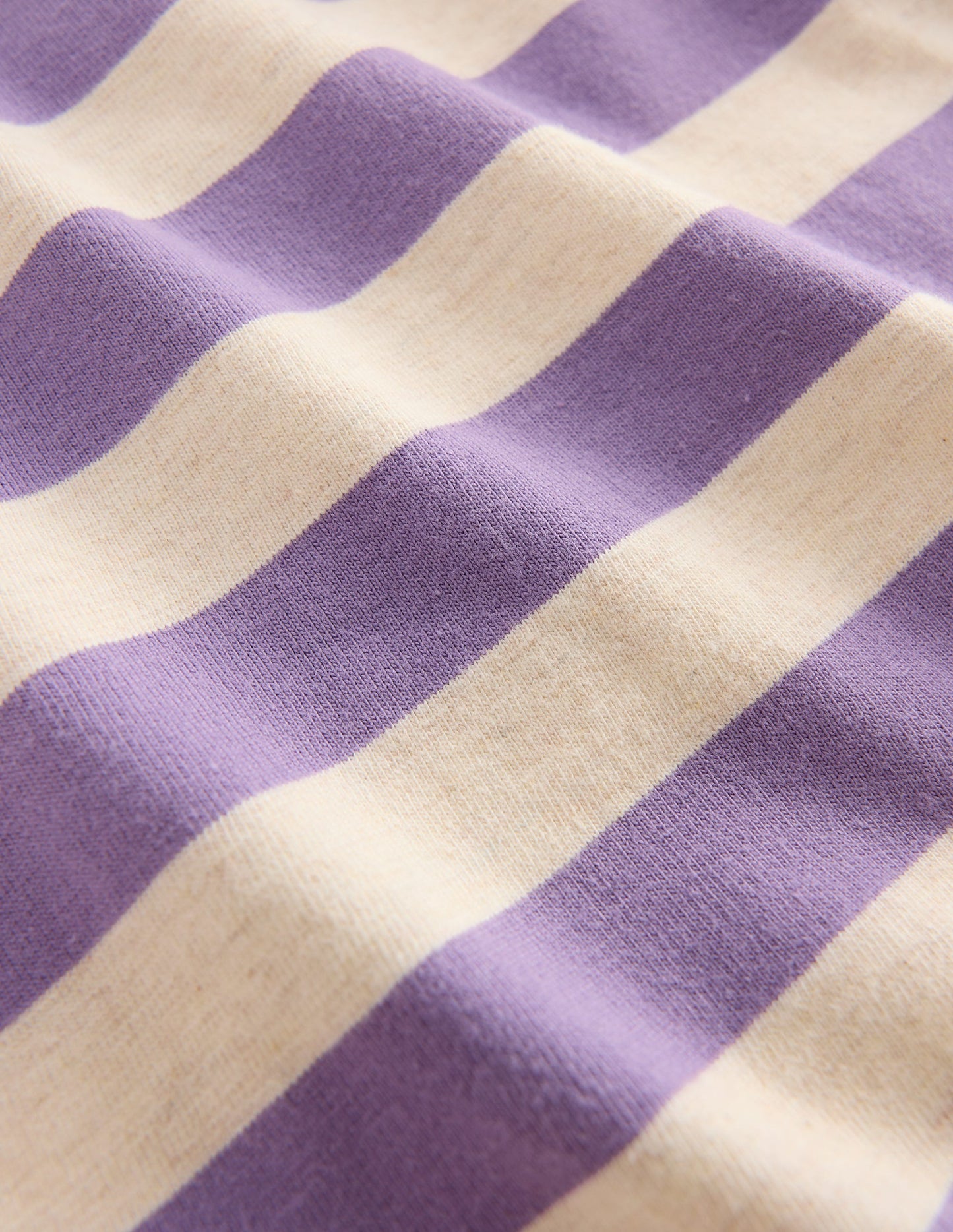Relaxed Breton-Purple/Grey Marl Stripe