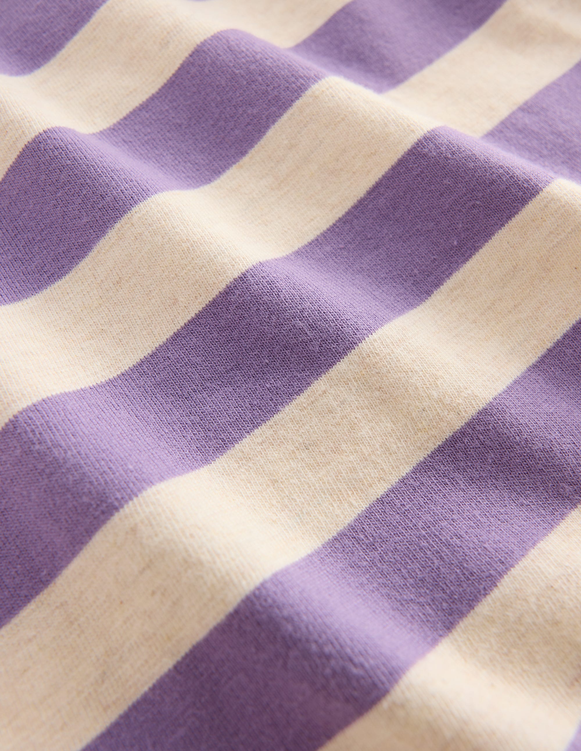 Bretonshirt mit Streifen-Lila/Grau Meliert Streifen - Image 3