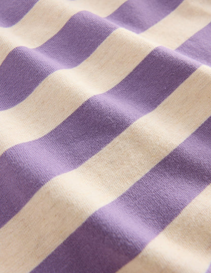 Relaxed Breton-Purple/Grey Marl Stripe-3