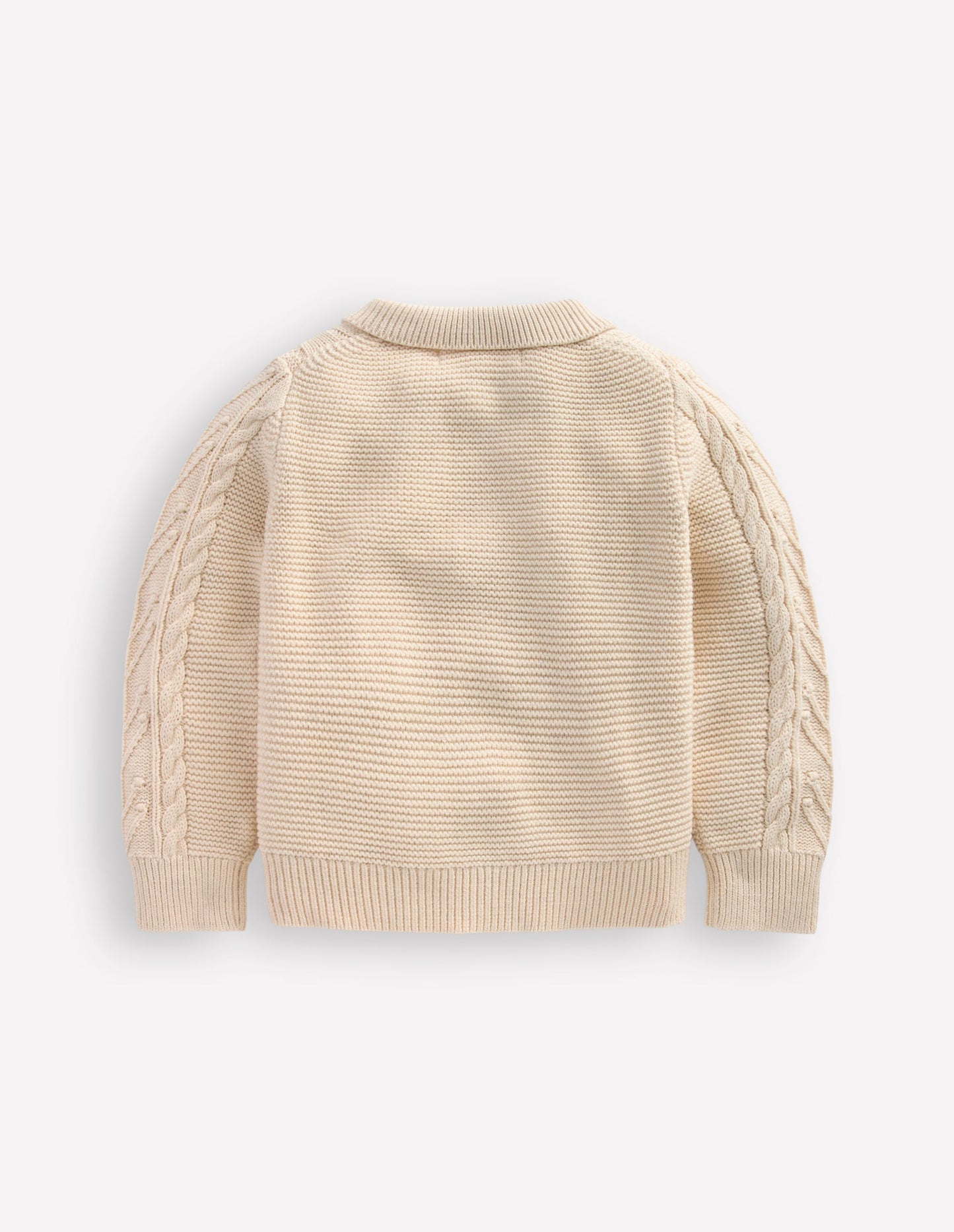 Gilet zippé et torsadé à col-Anenome