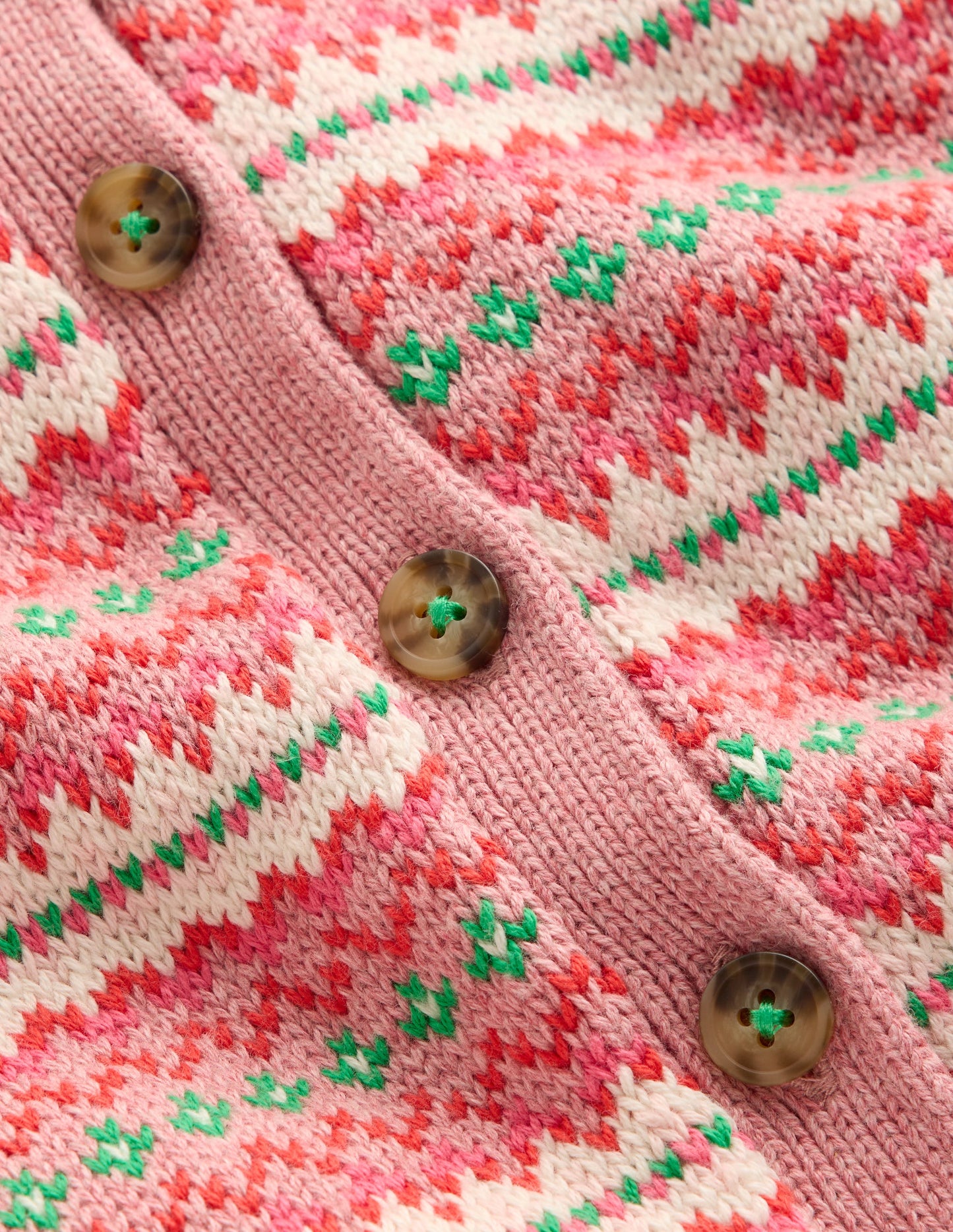 Gilet motif jacquard à col-Rose vintage