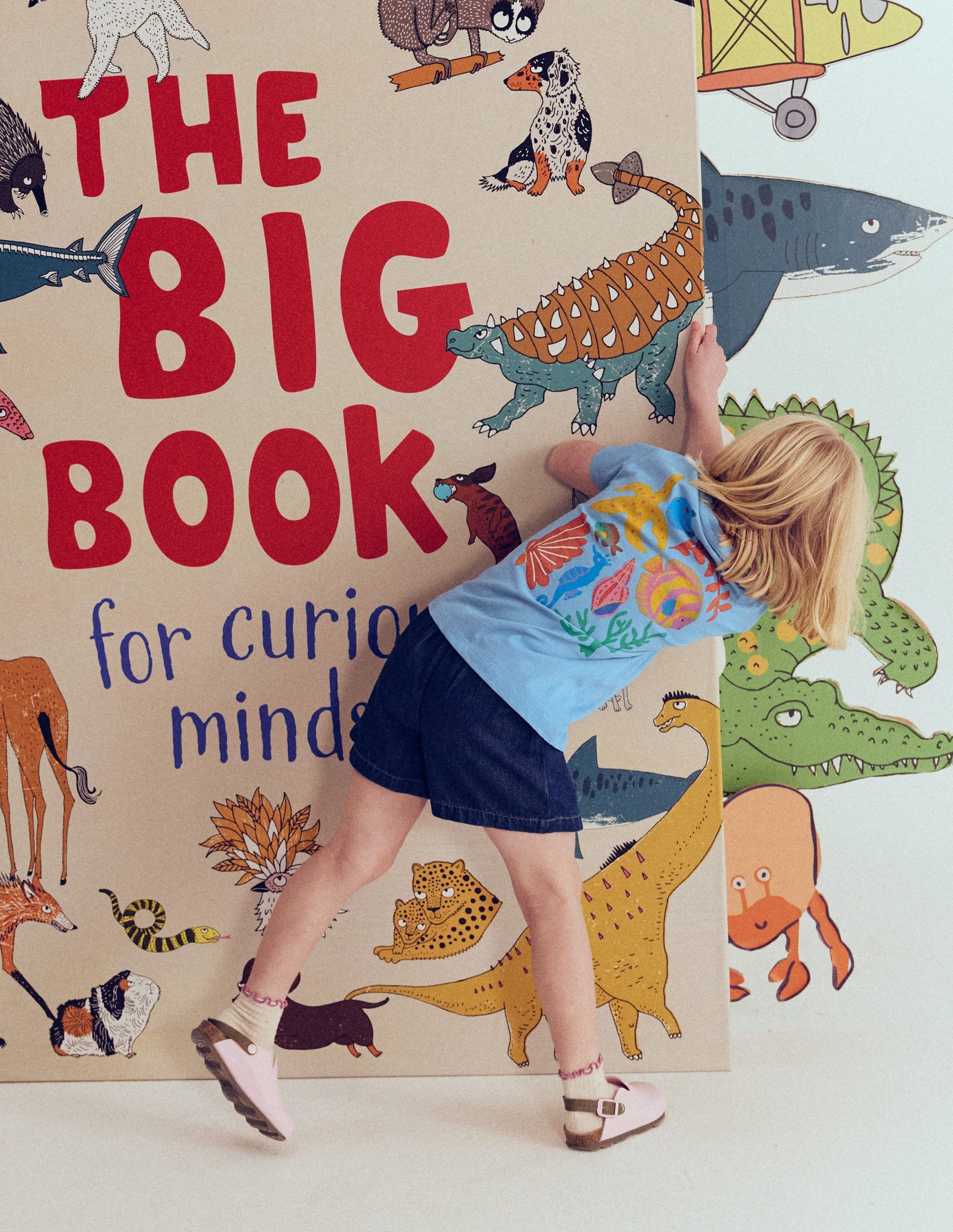 T-Shirt mit Druck-Blaues Meeresleben-2