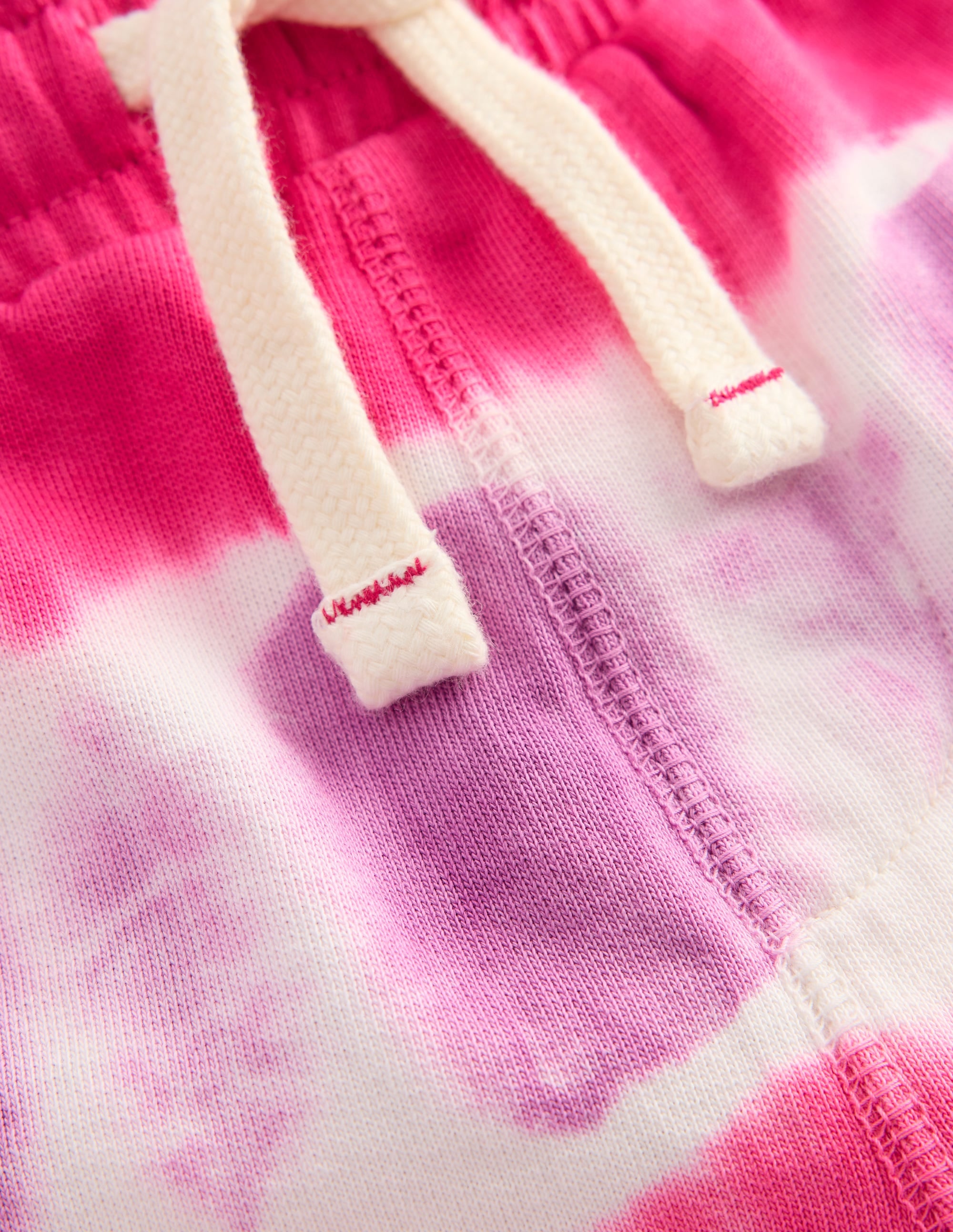 Bedruckte Jerseyshorts-Rosa, Batikmuster - Image 3