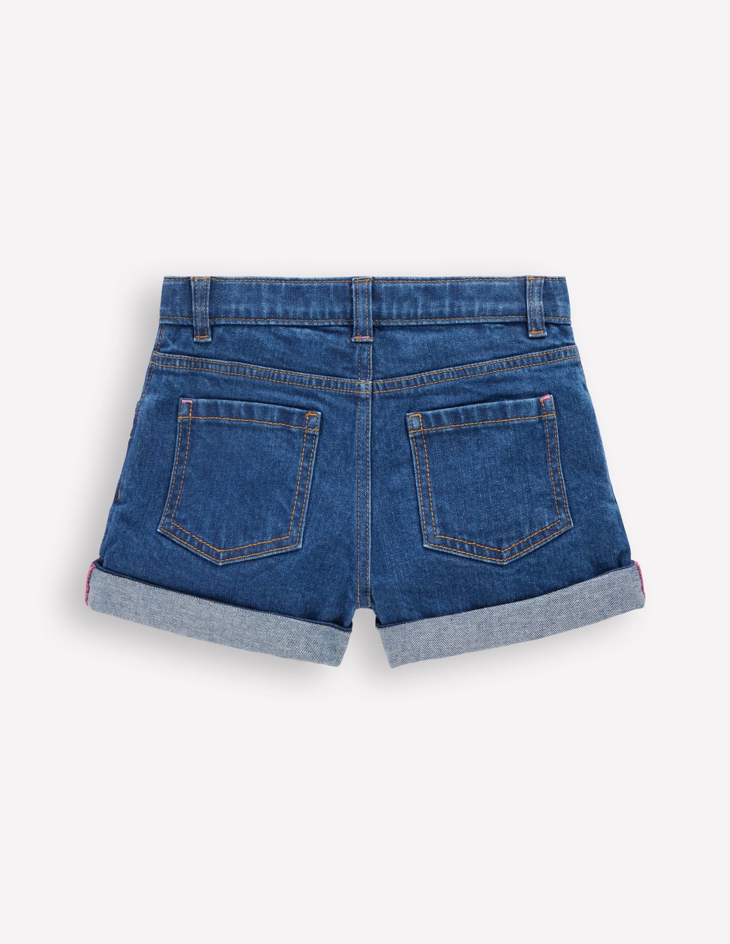 Short en jean-Brodé vintage moyen