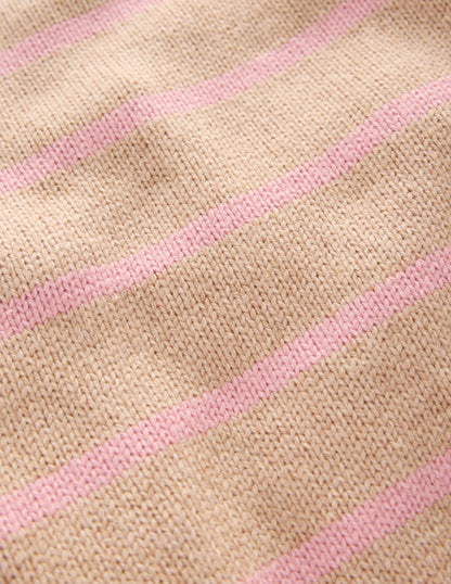 Pull à emmanchures basses-Chinchilla/rose formica-3