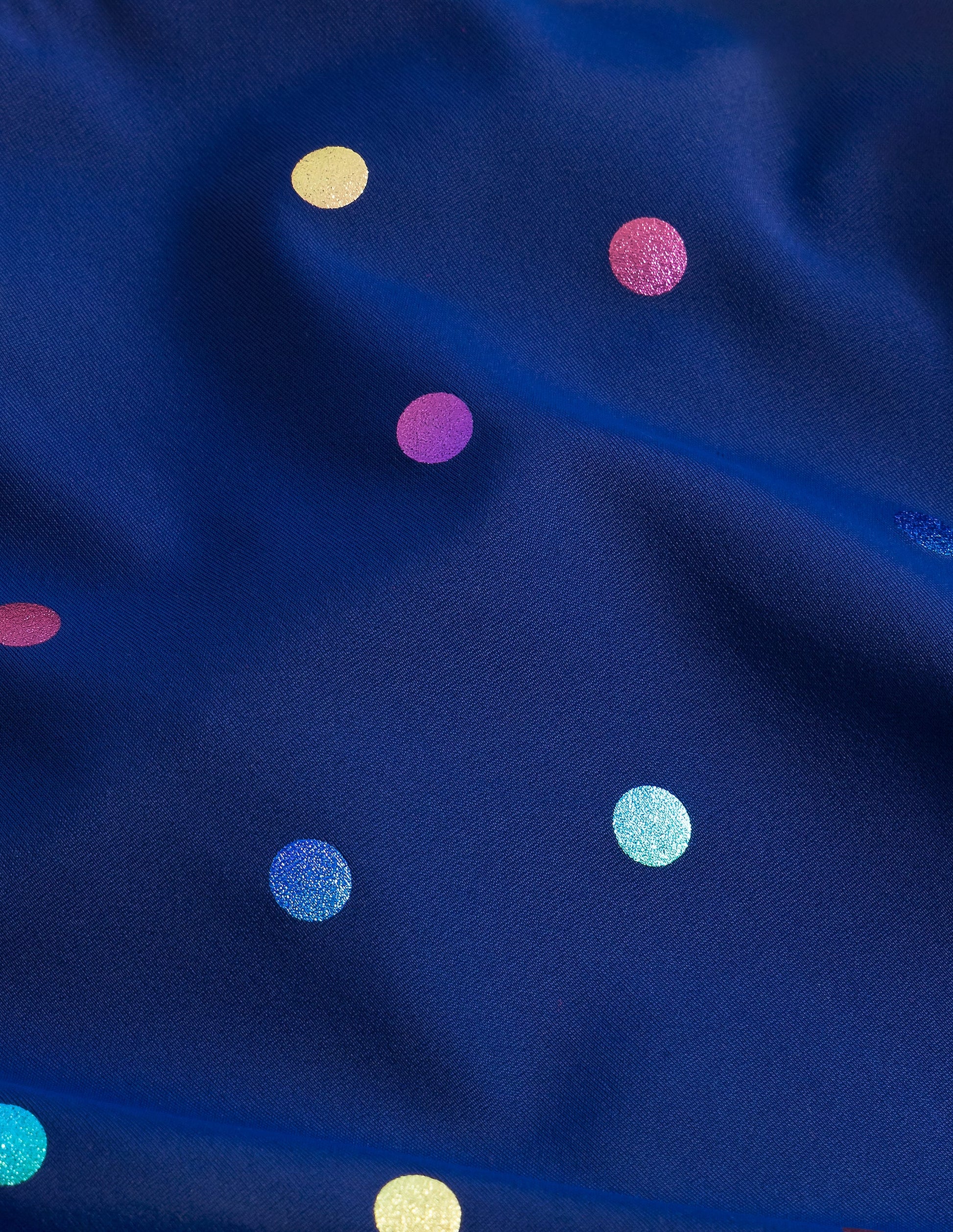 Bedruckter Badeanzug mit gekreuzten Trägern-Regenbogen Folienkonfetti Gepunktet-3