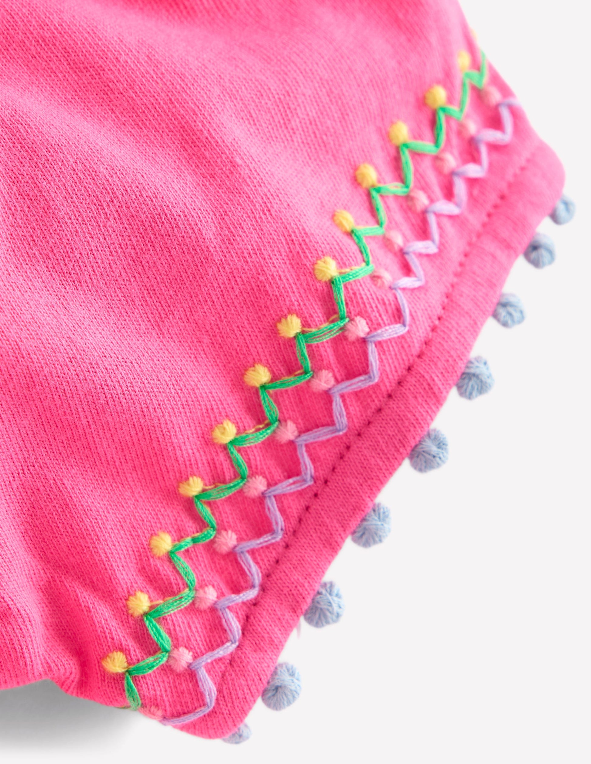 T-shirt à manches bouffantes-Rose flamant-3