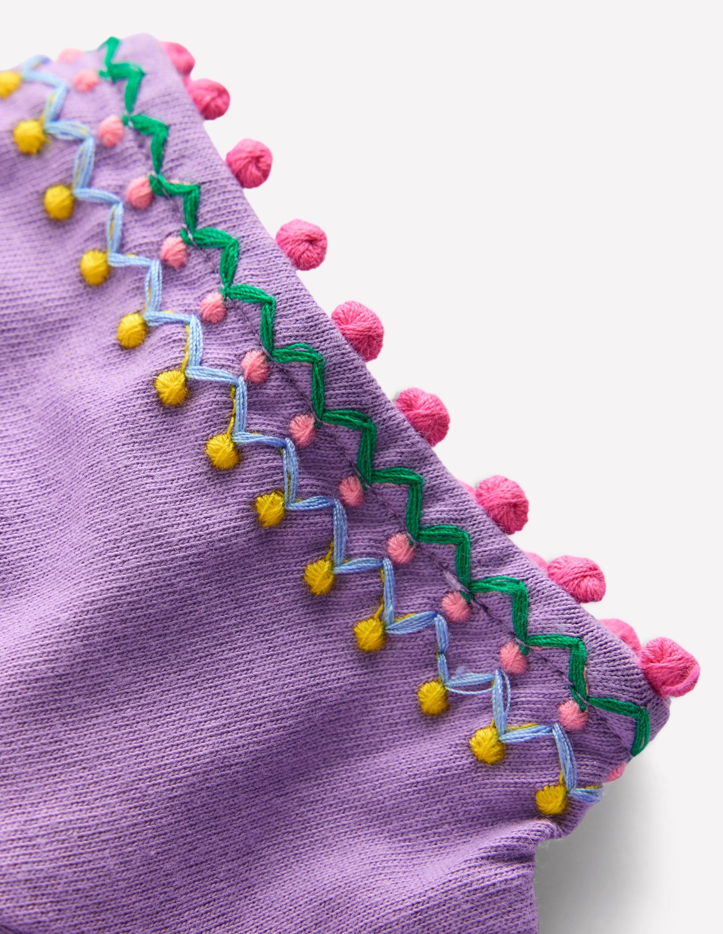 T-Shirt mit Puffärmeln-Asternlila