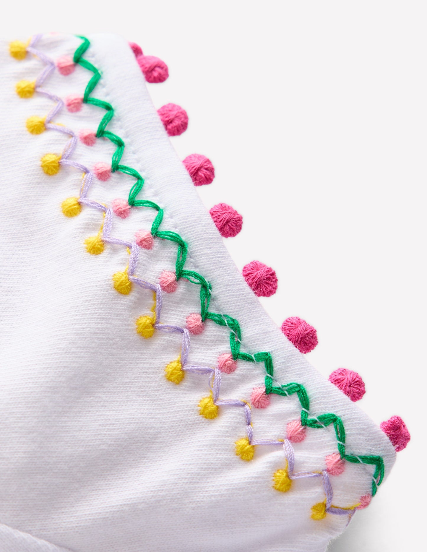 T-shirt à manches bouffantes-Blanc