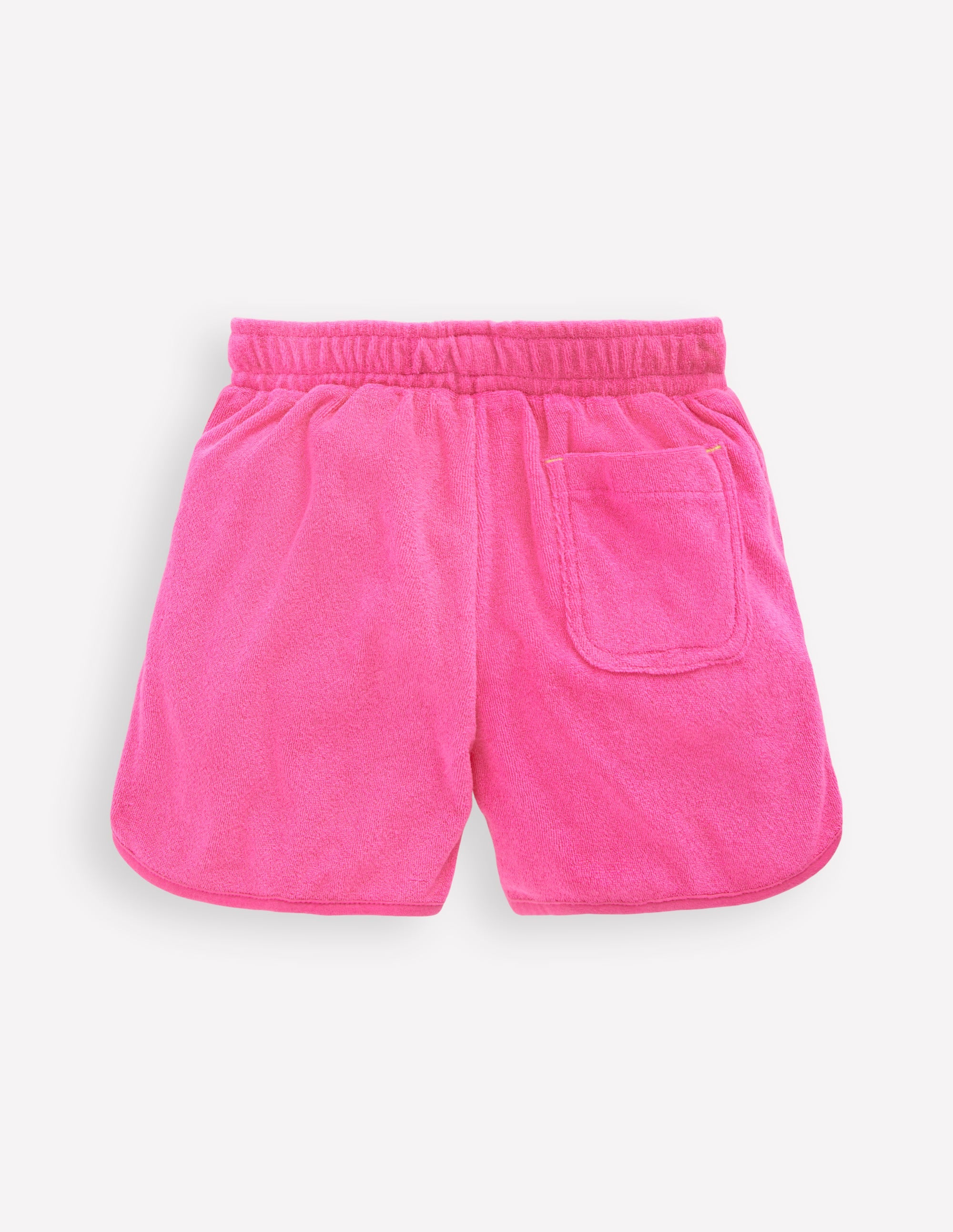 Bestickte Frottee-Shorts-Sorbet-Rosa Stickerei - Image 4