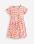 Robe T-shirt en jersey-Motif petites fleurs