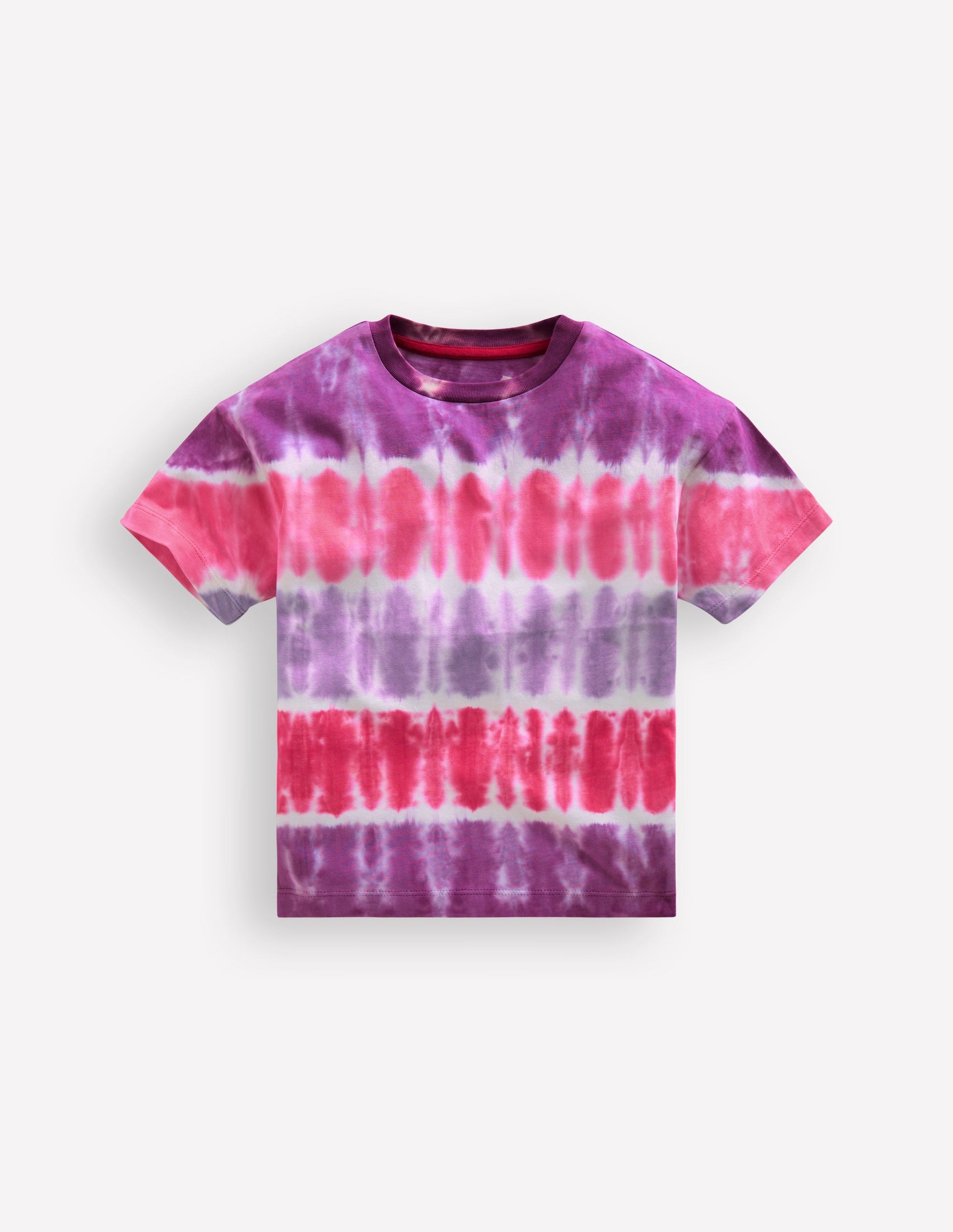 Oberteil mit Batikmuster und Logo-Rosa, Batikmuster-2