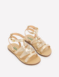 Römersandalen-Metallisch