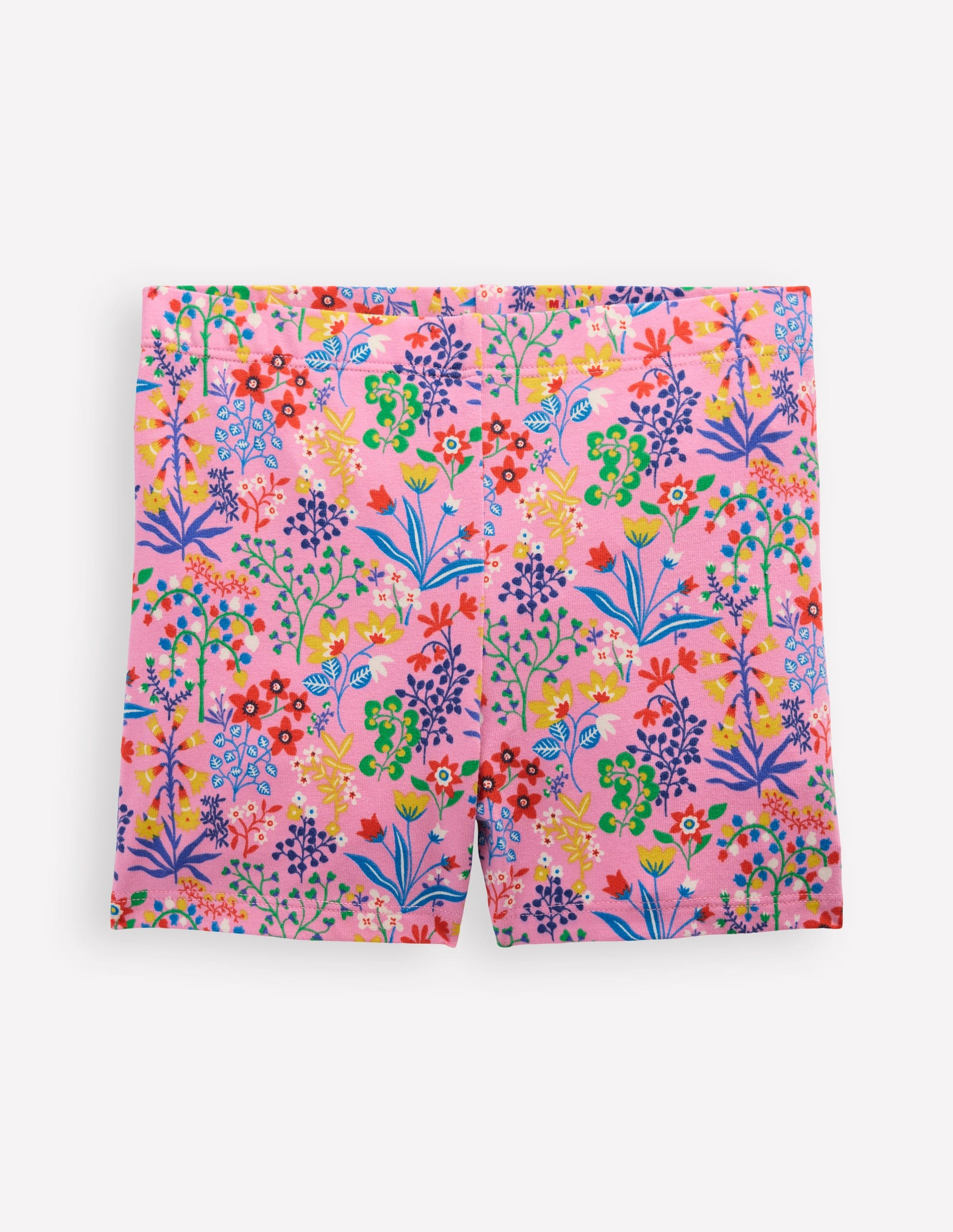 Radlerhose-Wiesenrosa Garten Blumenmuster-1