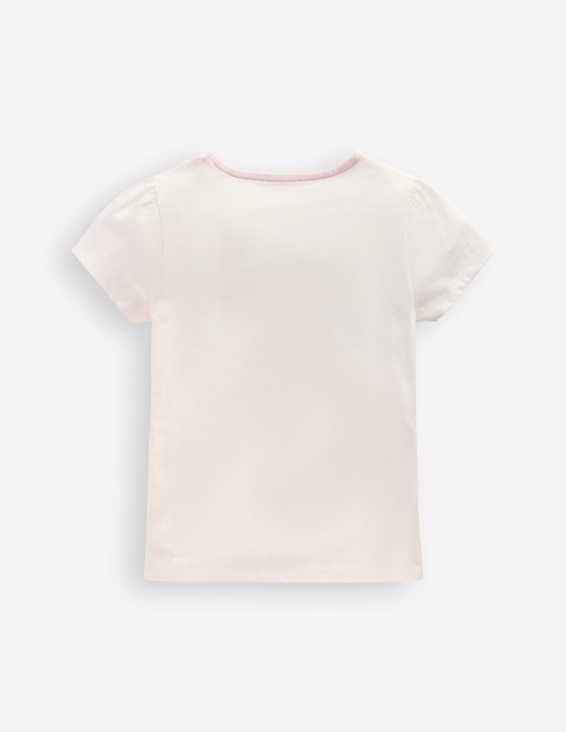 Oberteil mit Puffärmeln und Superstich-Kokosnussmilch Erdbeere-2