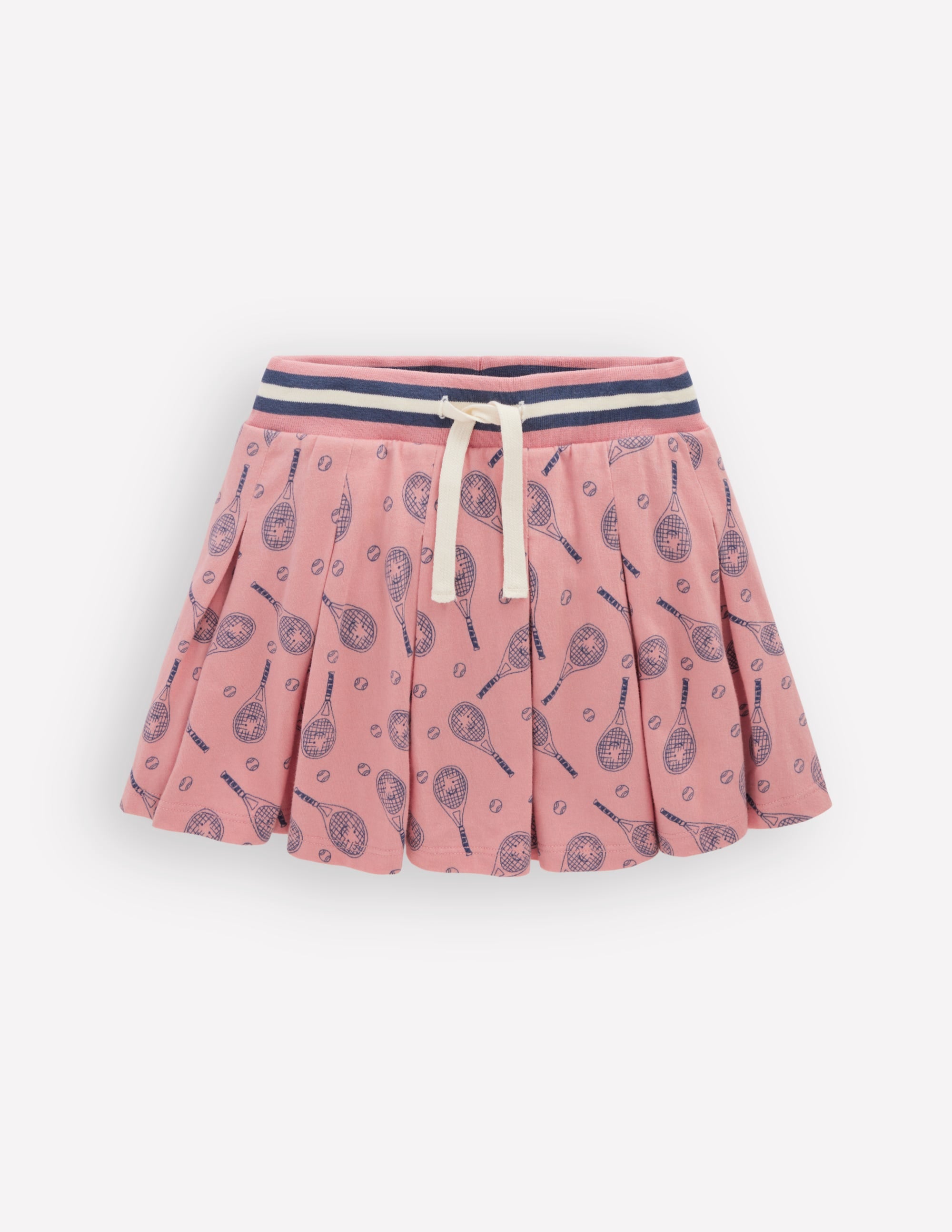 Plissierter Jersey-Skort-Rosa Tennis - Image 1
