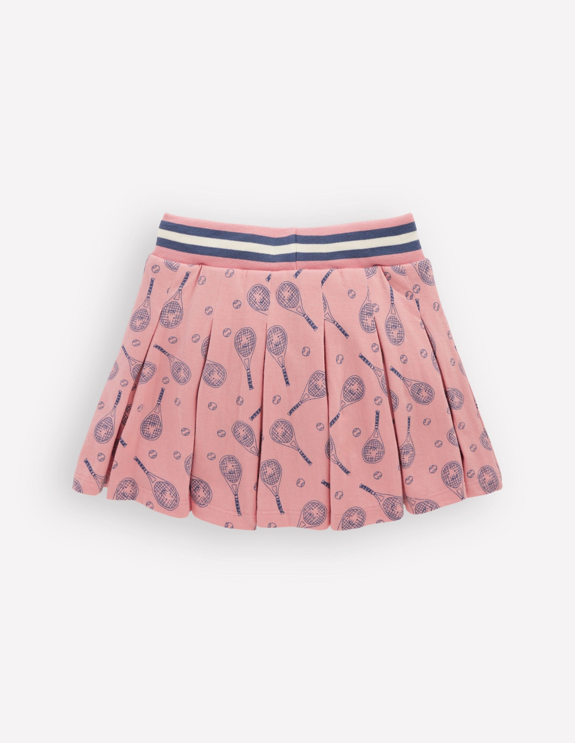 Plissierter Jersey-Skort-Rosa Tennis-2