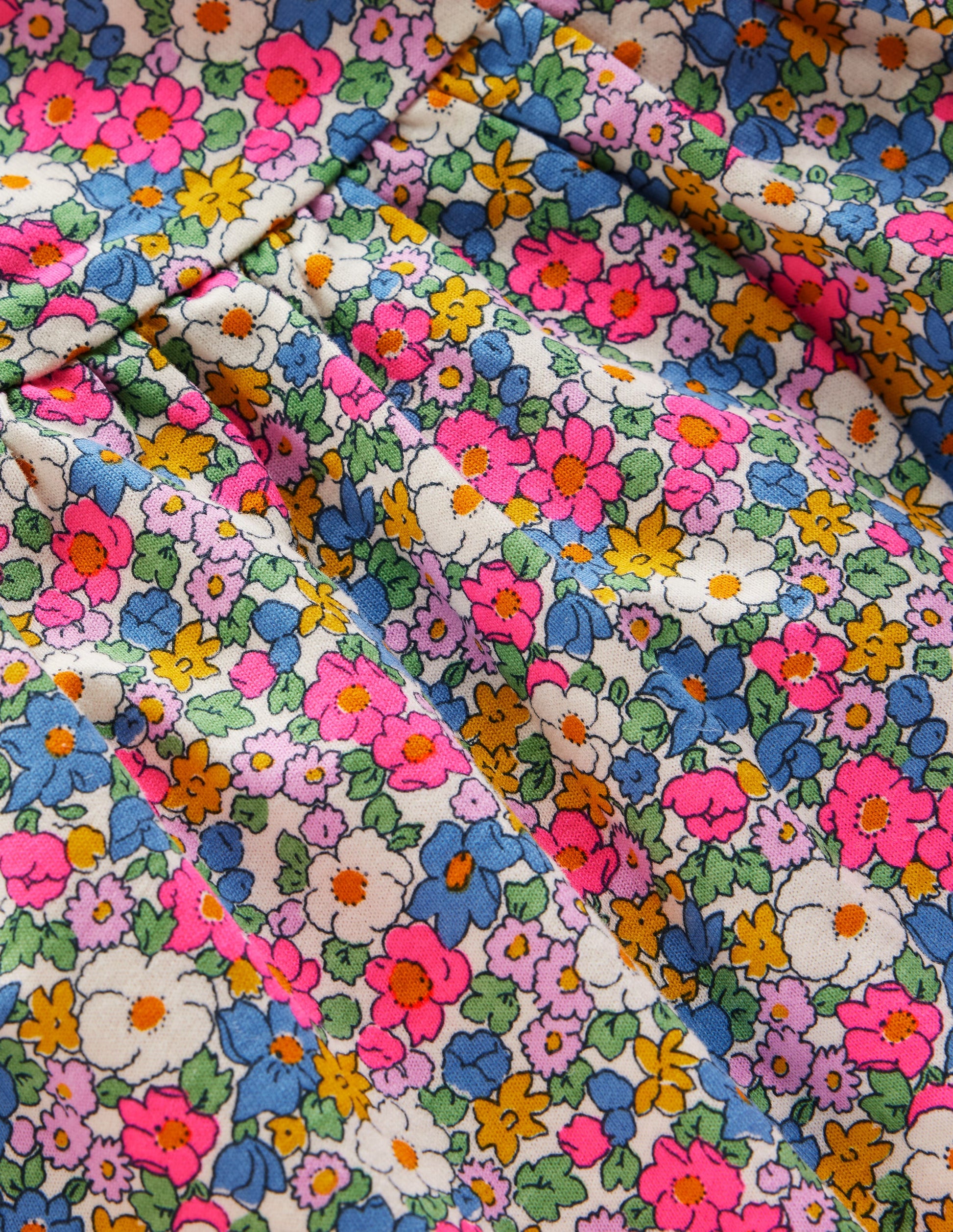 Ariel Jerseykleid zum Herumwirbeln-Filigranes Blumenmuster-3