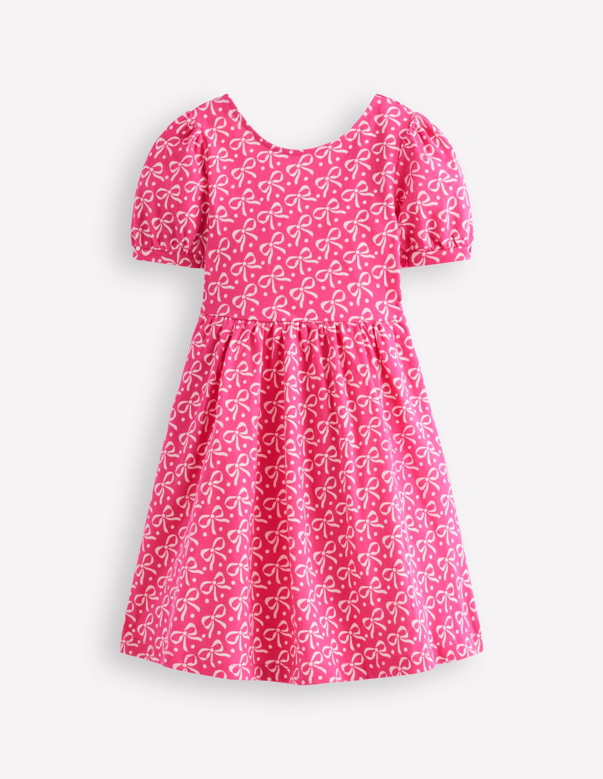 Ballerina-Jerseykleid-Rosa Schleifen - Image 1