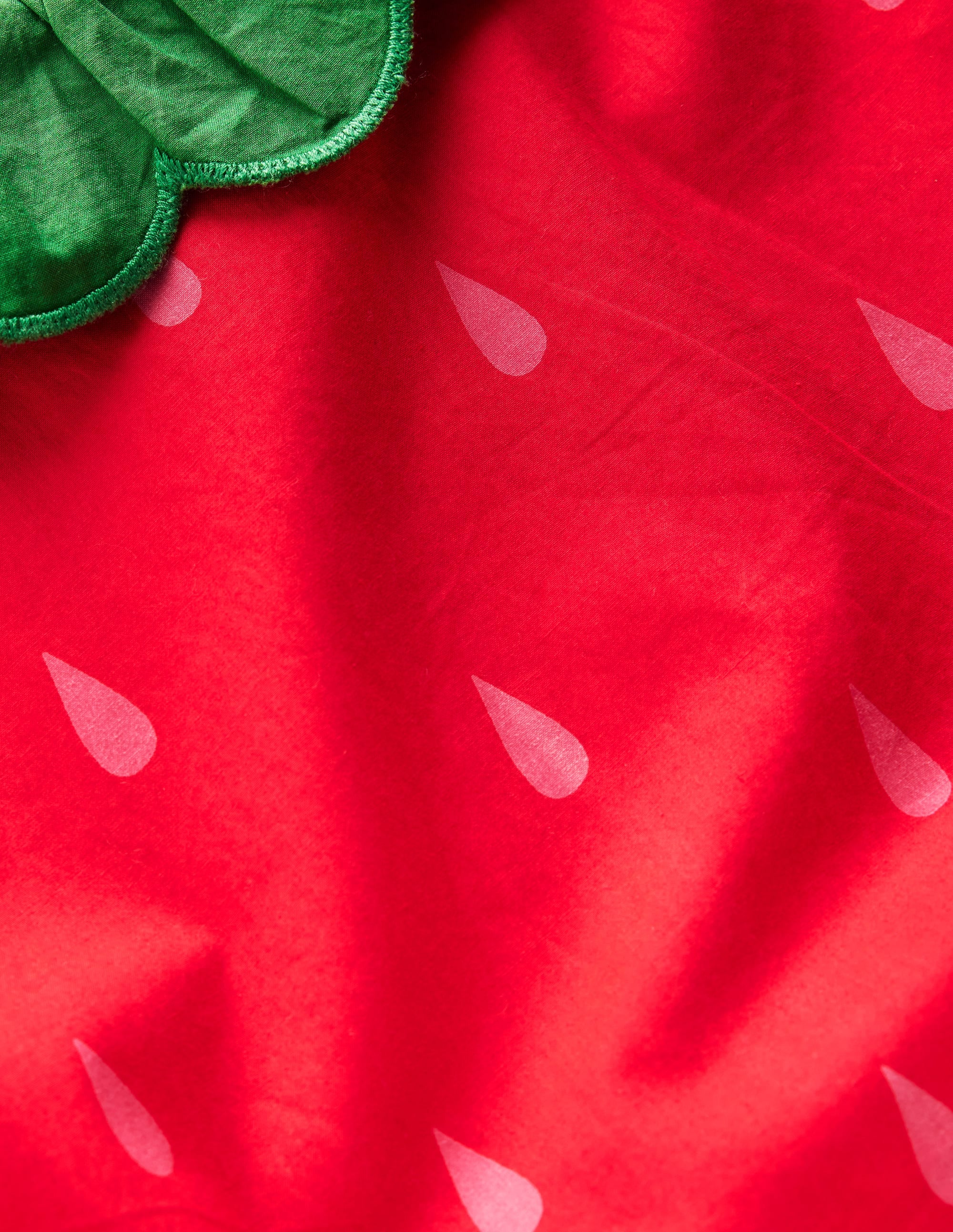 Kleid mit Ballonsaum-Mohnblumenrot Erdbeere - Image 3