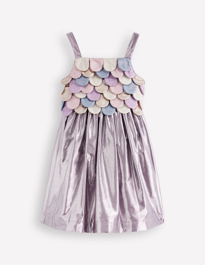 Meerjungfrau-Kleid in Metallic-Optik-Metallic-Bunt Meerjungfrau