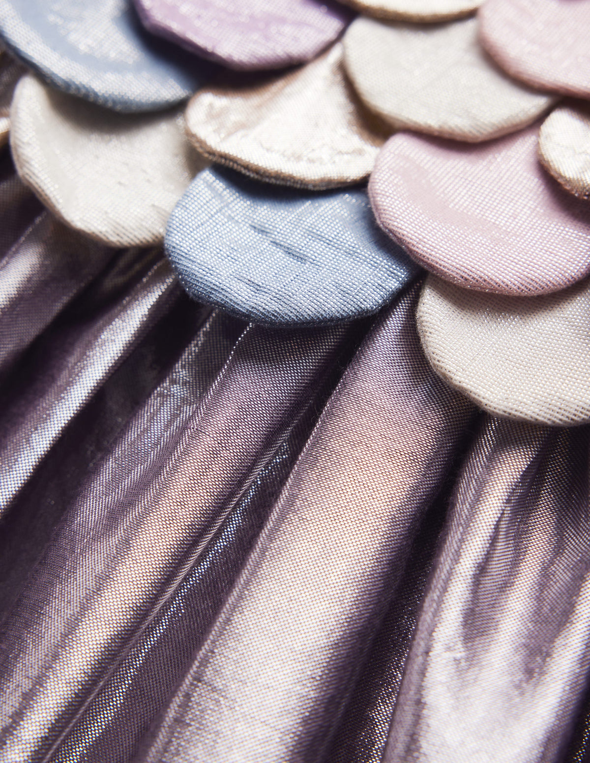 Meerjungfrau-Kleid in Metallic-Optik-Metallic-Bunt Meerjungfrau - Image 8