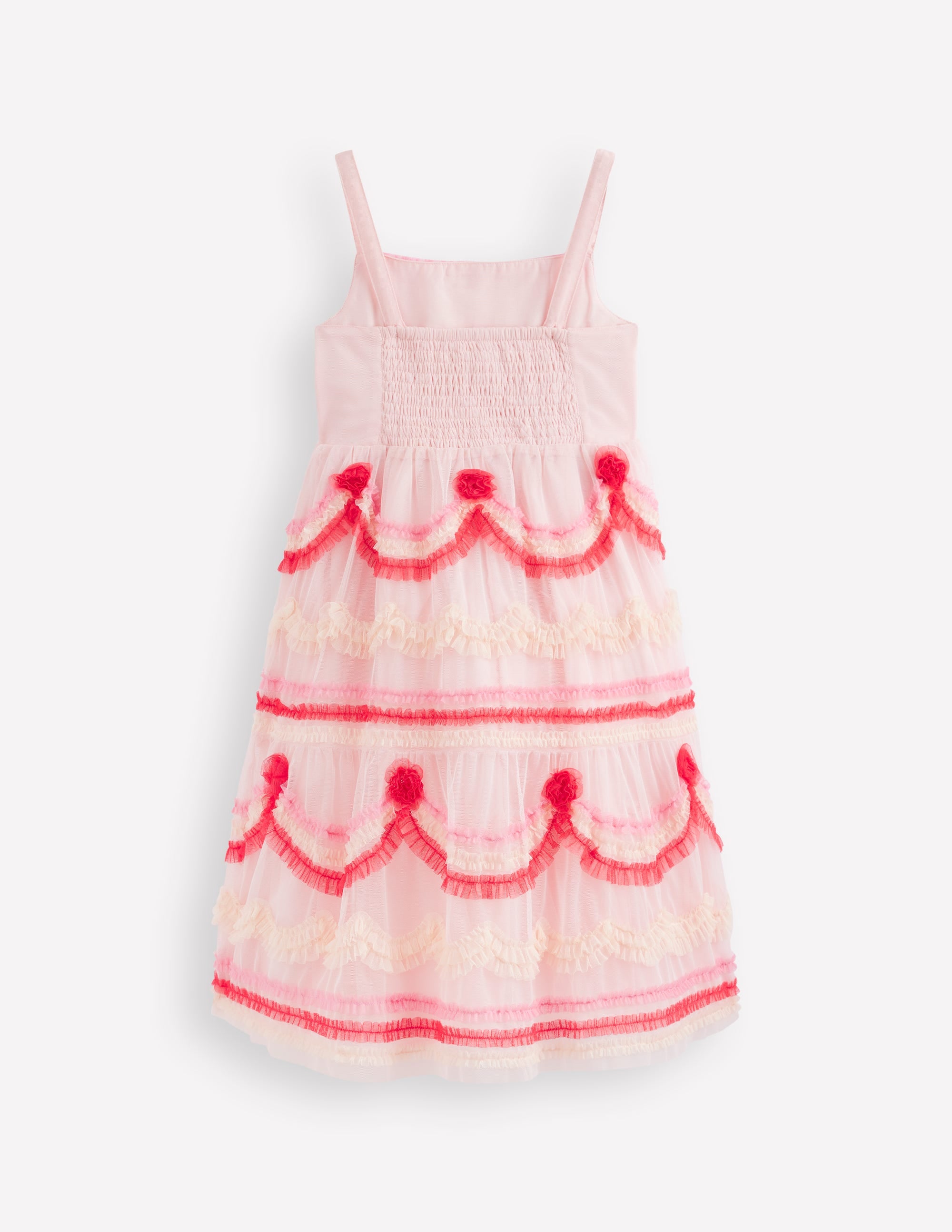 Gestuftes Tüllkleid mit Kuchendesign-Kreiderosa Tortendesign - Image 5