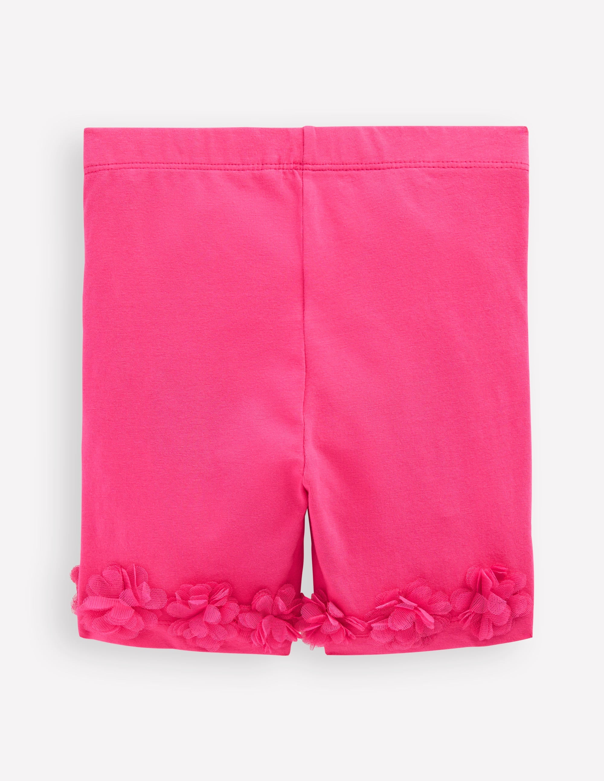 Shorts mit Tüllsaum-Flamingorosa - Image 2