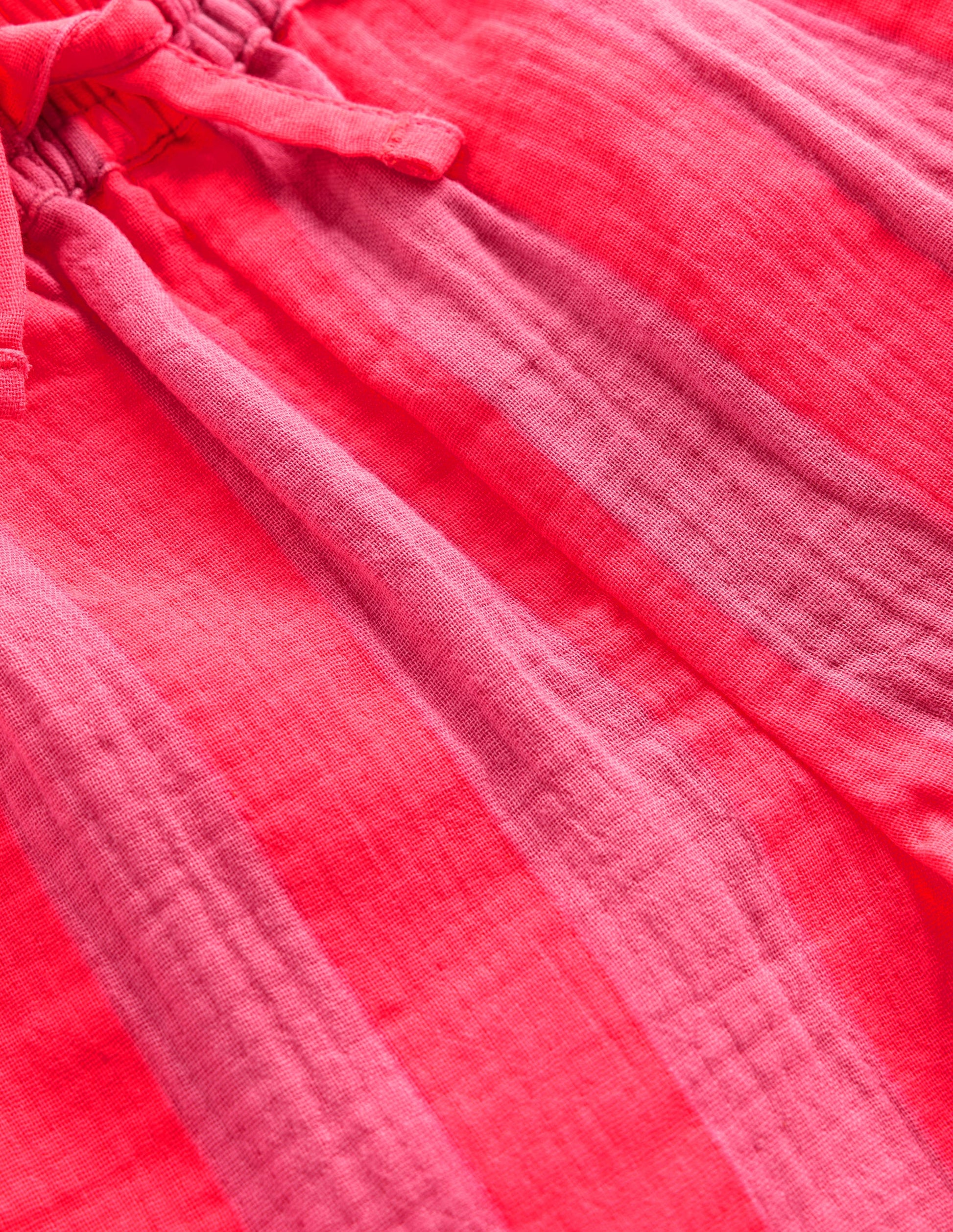 Short tissé à enfiler-Rayé Rose Formica-4