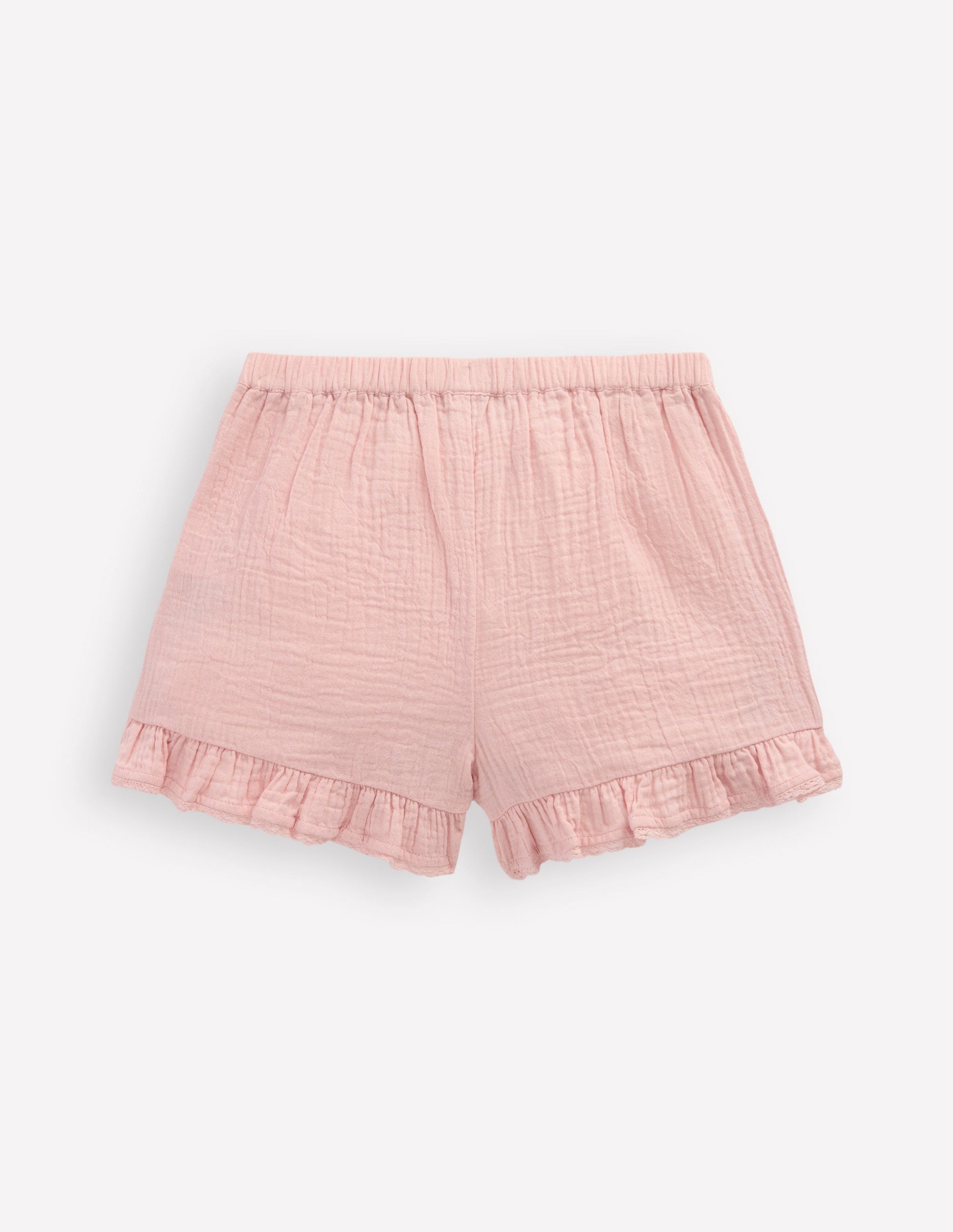 Gewebte Shorts mit Rüschen-Lotus Erdbeere-4