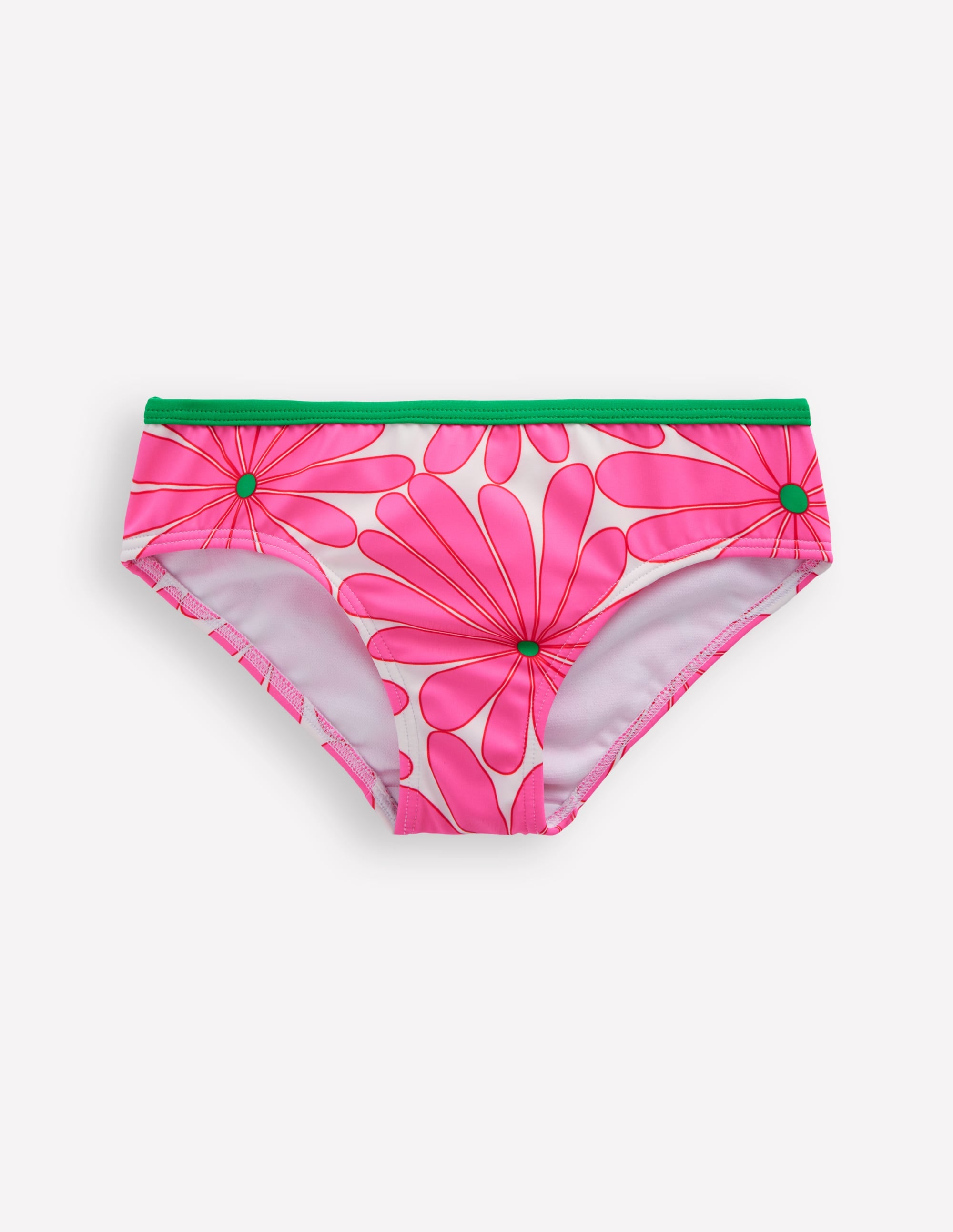 Gemusterte Bikinihose-Festivalrosa Gänseblümchen - Image 1