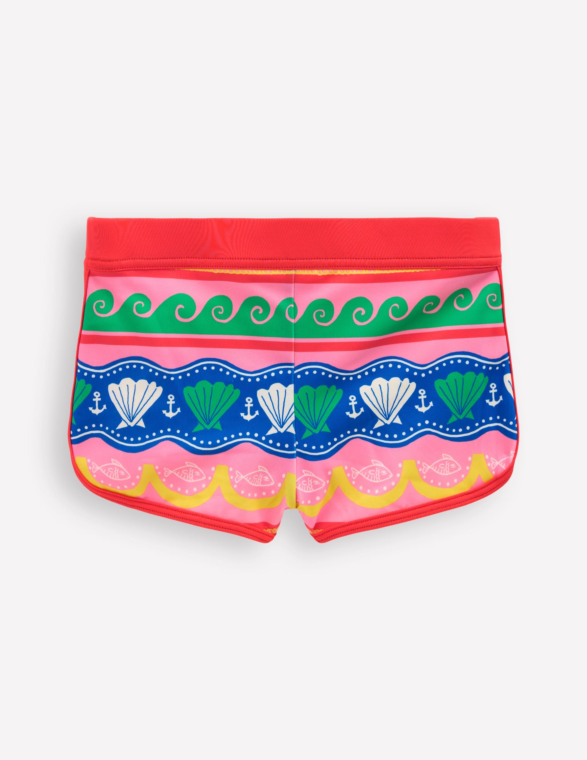 Short de bain à motif-Rayé coquillage multi - Image 2