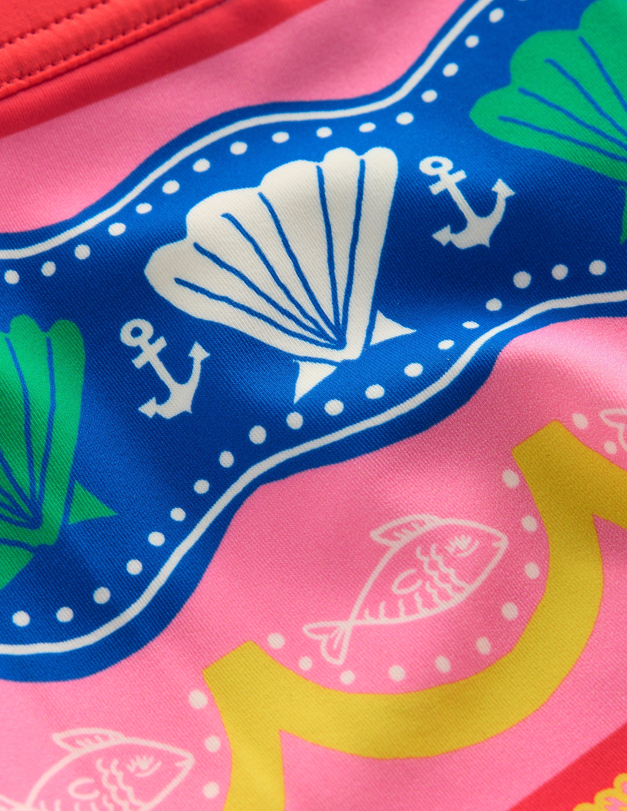Short de bain à motif-Rayé coquillage multi - Image 3