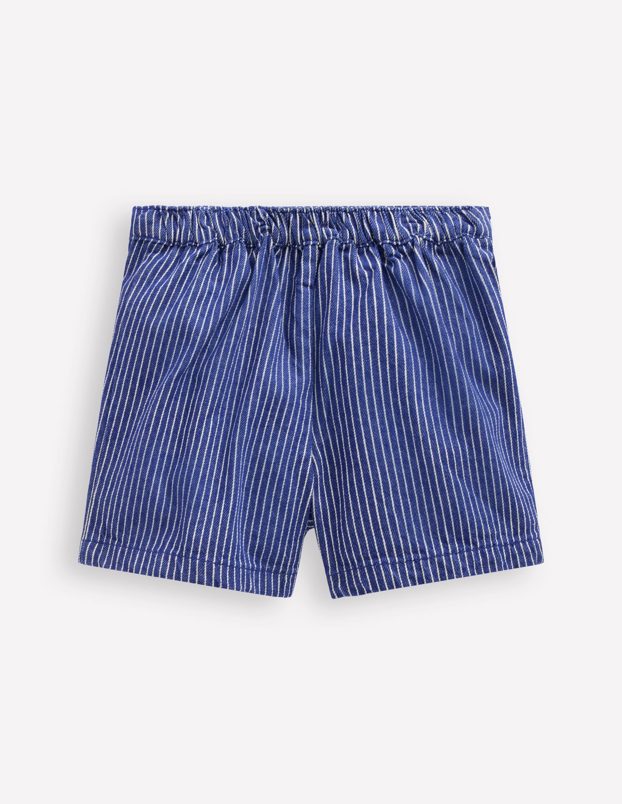 Gewebter Wickel-Skort-Saphirblau/ Naturweiß Streifen - Image 3