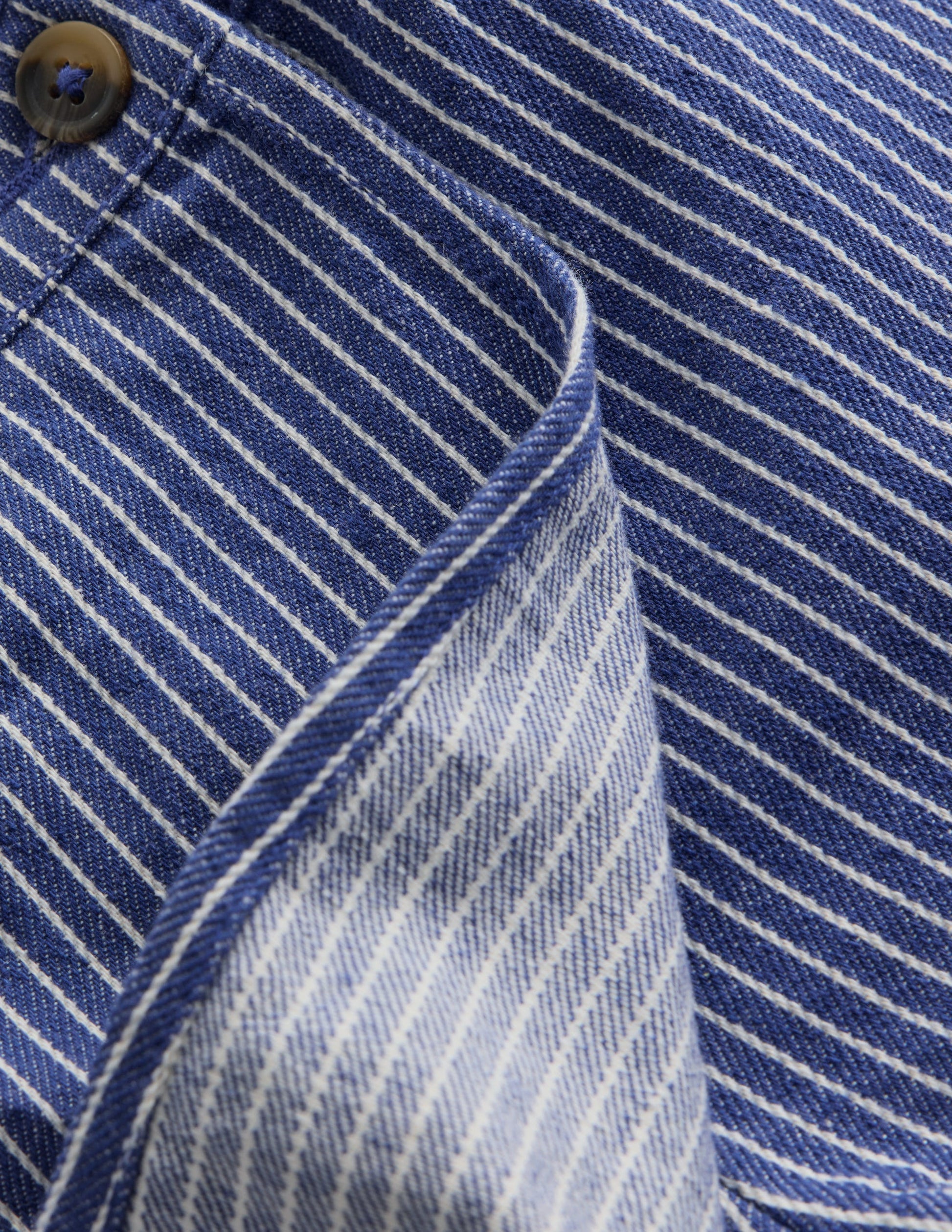 Wrap Woven Skort-Sapphire Blue/ Ivory Stripe-4