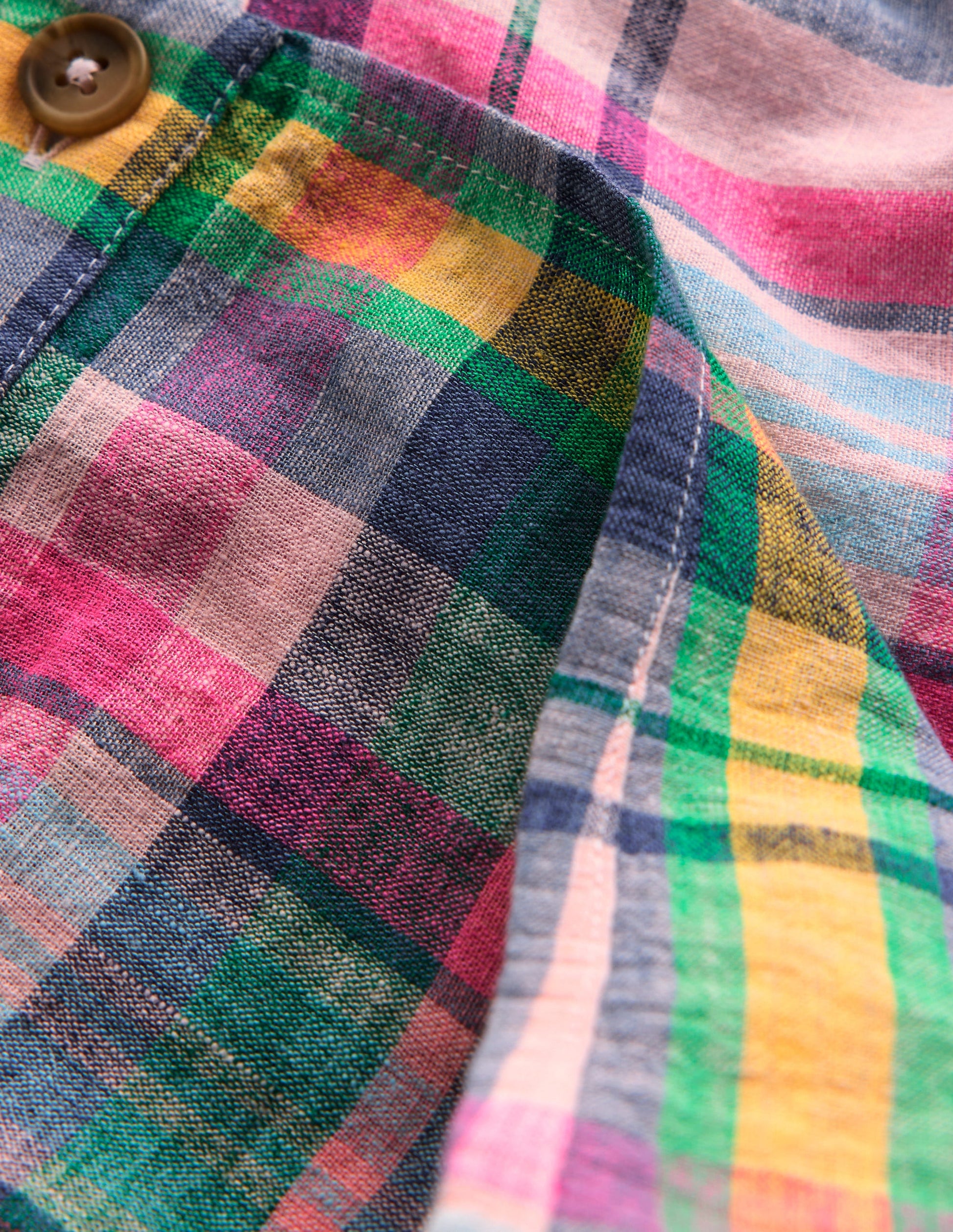 Gewebter Wickel-Skort-Bunt-4