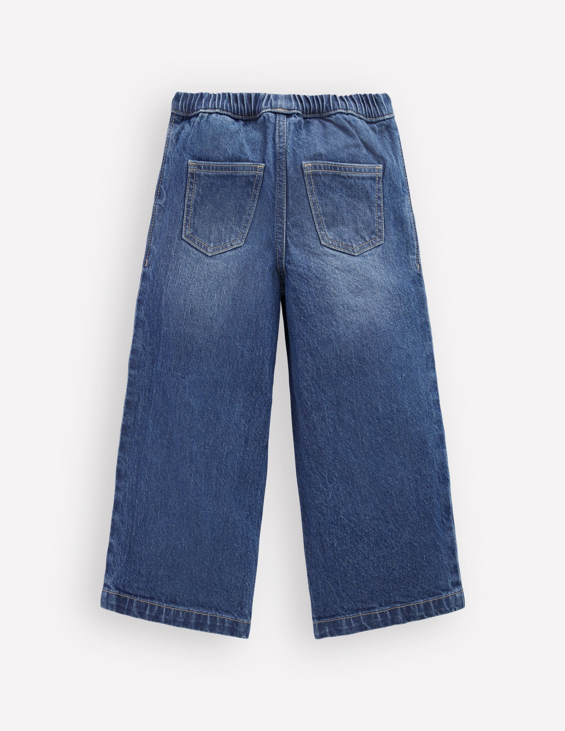 Jeans mit Kordelzug-Mittlere Mischung Denim-2