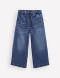 Jeans mit Kordelzug-Mittlere Mischung Denim
