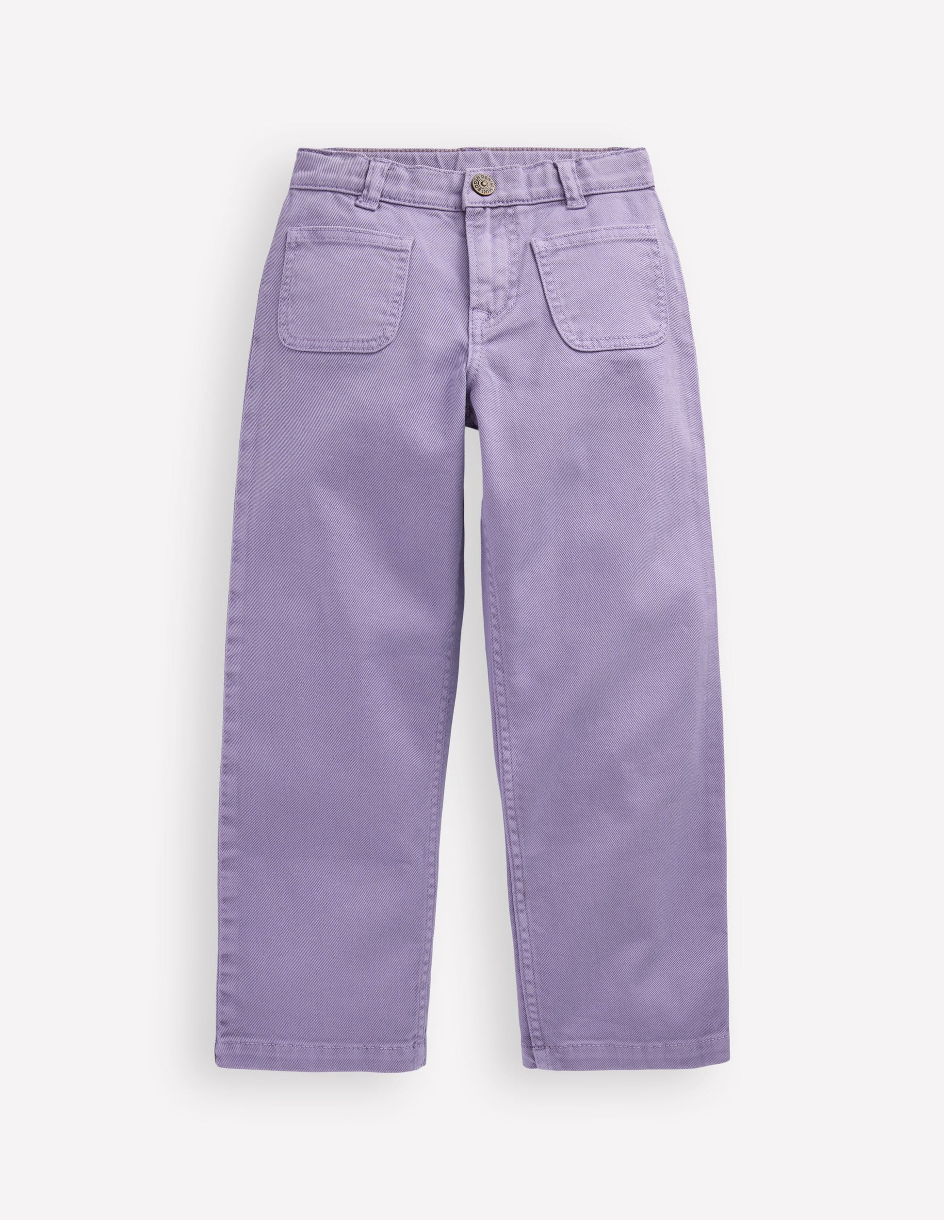 Gerade Jeans mit aufgesetzten Taschen-Parma-Violett Purpur-1