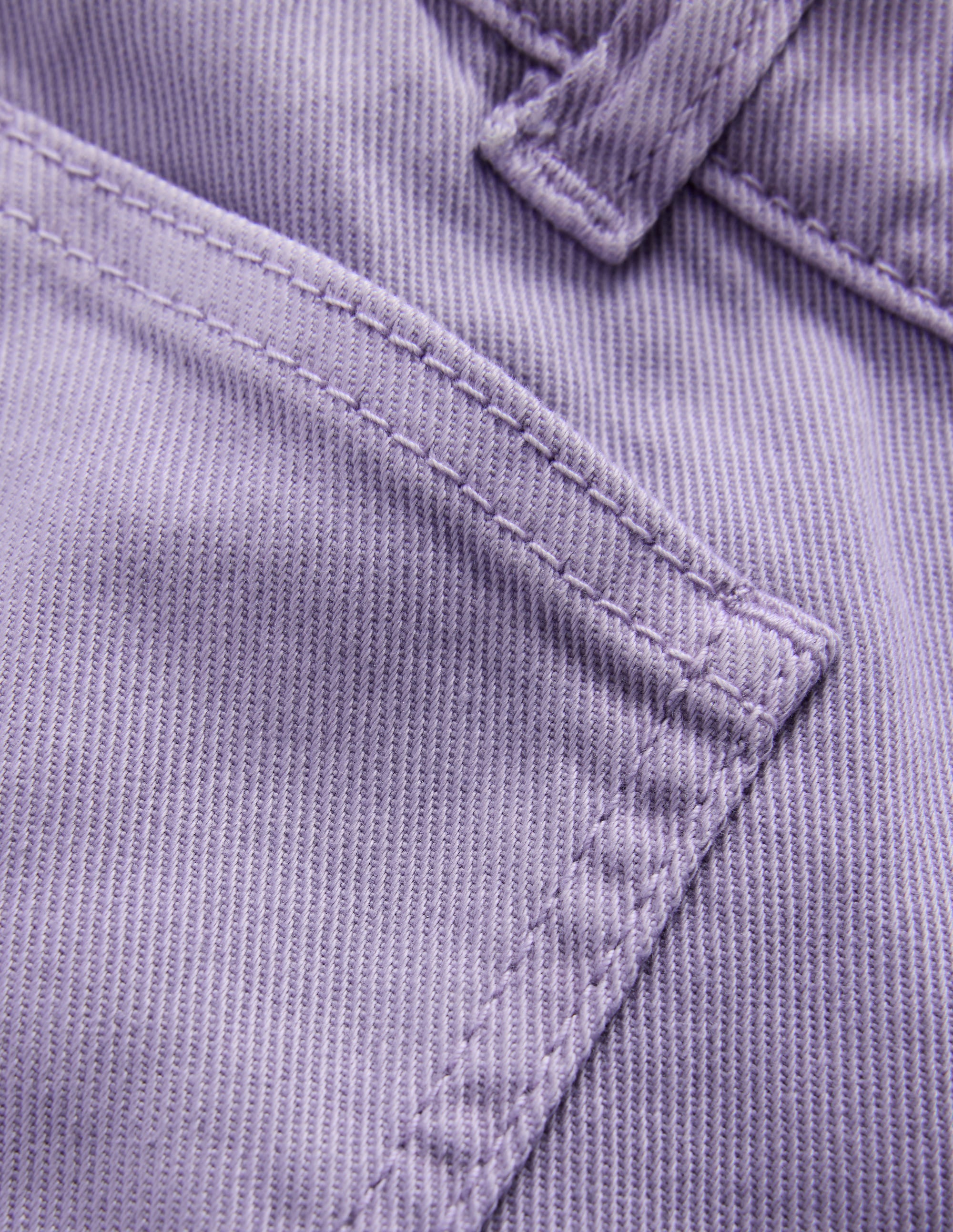 Gerade Jeans mit aufgesetzten Taschen-Parma-Violett Purpur - Image 3