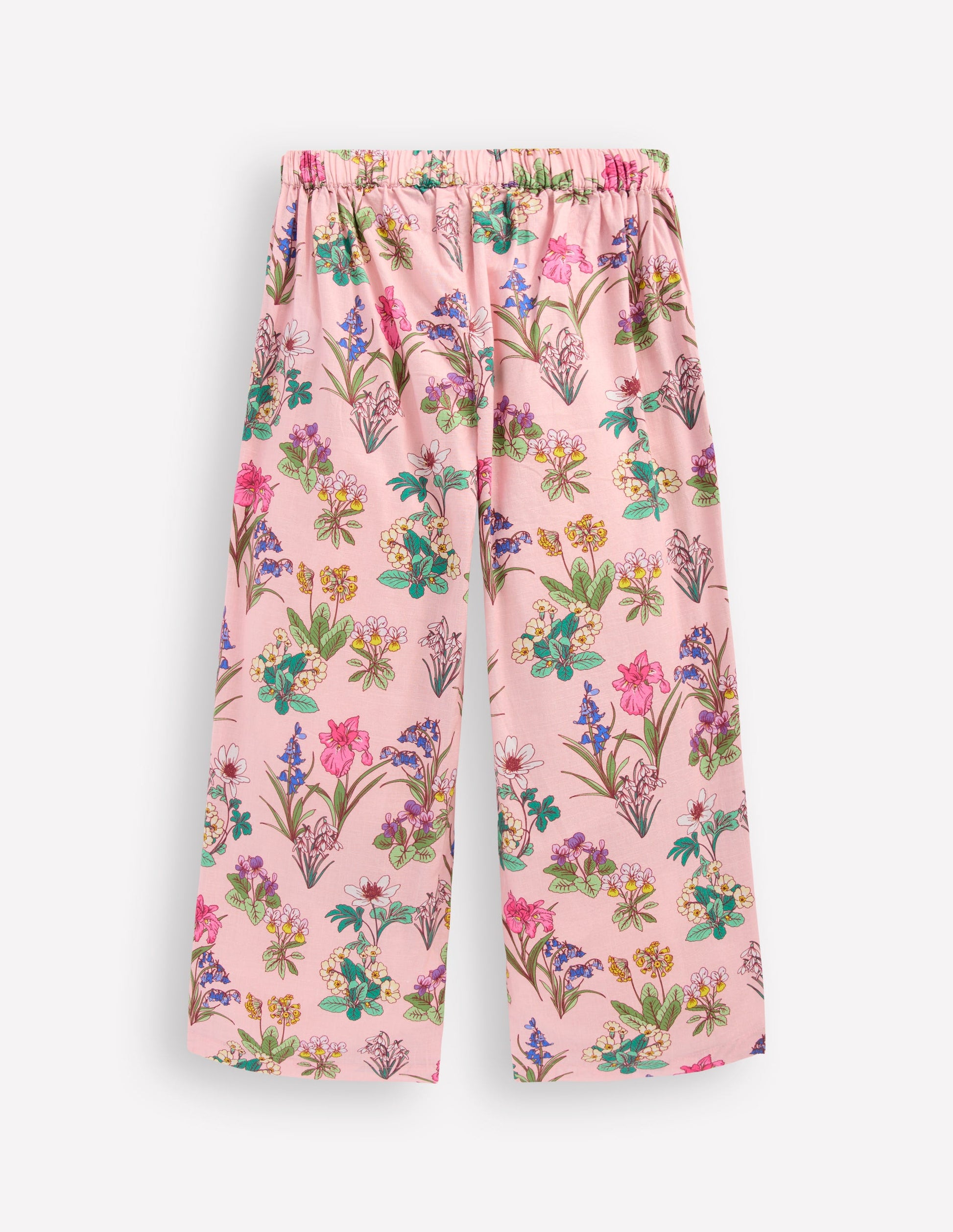 Hose für besondere Anlässe-Pink Geblümt-3