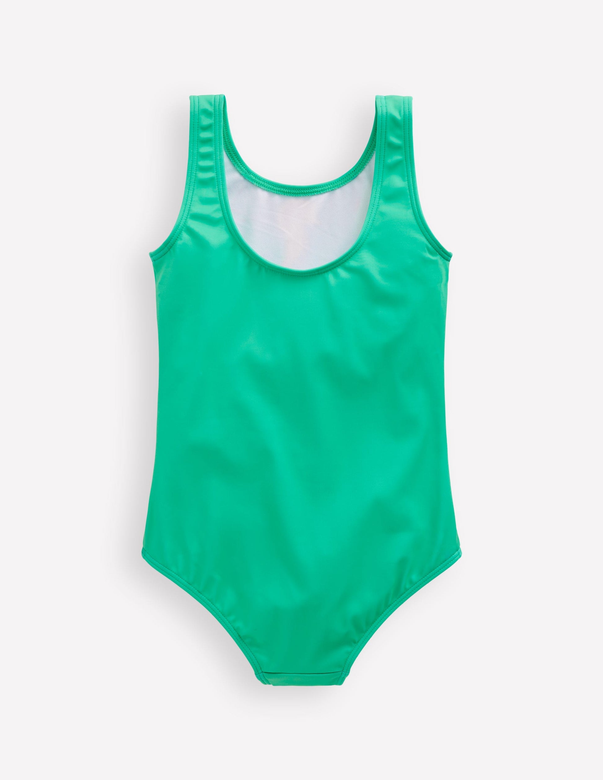 Badeanzug mit U-Ausschnitt am Rücken und Applikation-Aquamarinblau Fisch-2