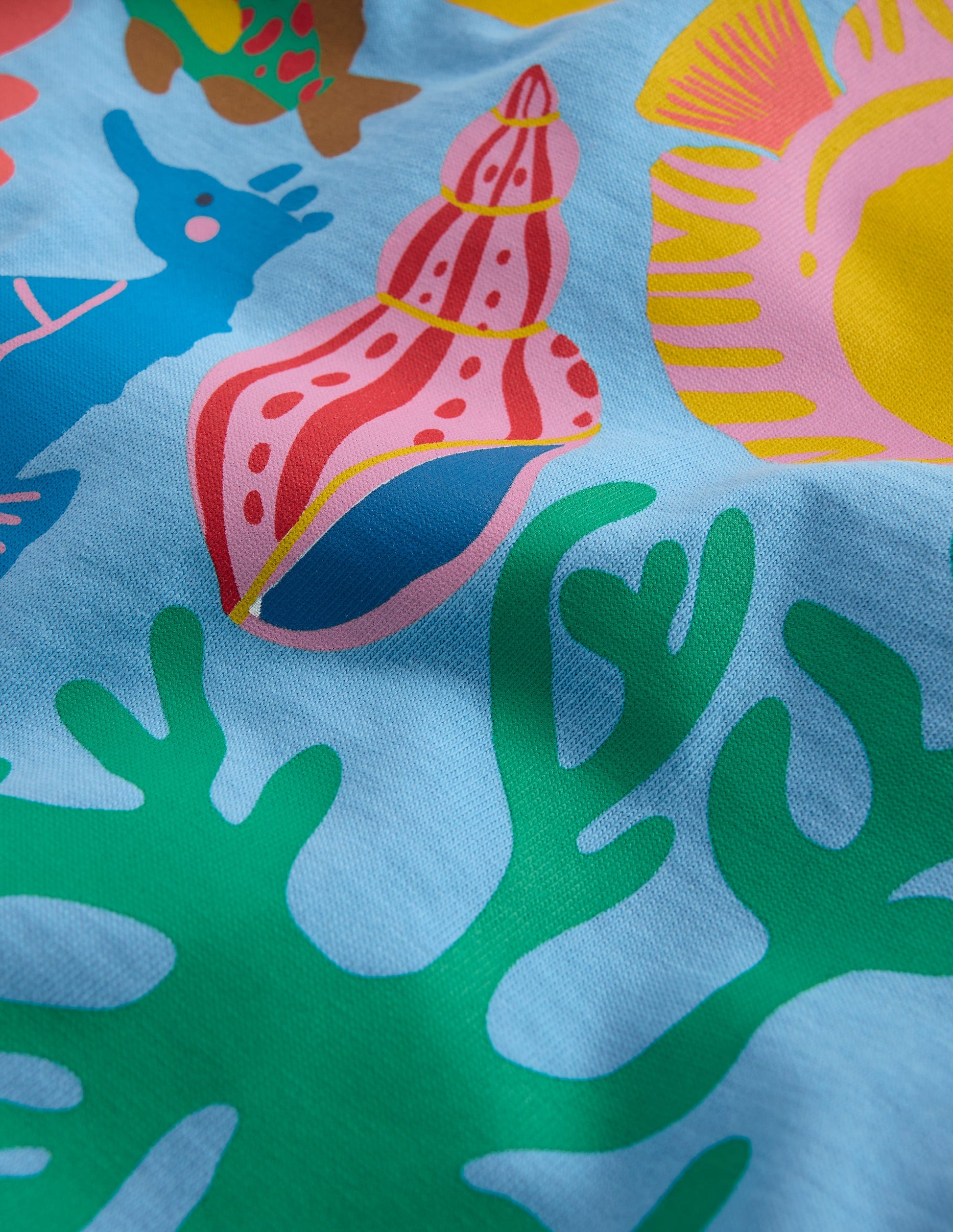 T-Shirt mit Druck-Blaues Meeresleben-5