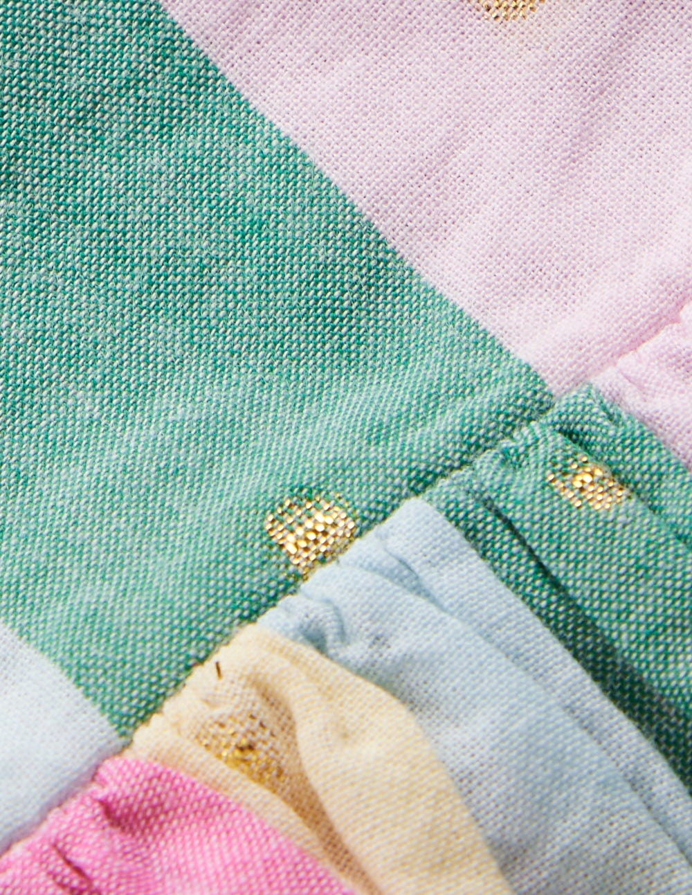 Annalisa Sommerkleid zum Herumwirbeln-Ackerbohnengrün/Pink, Gestreift-4