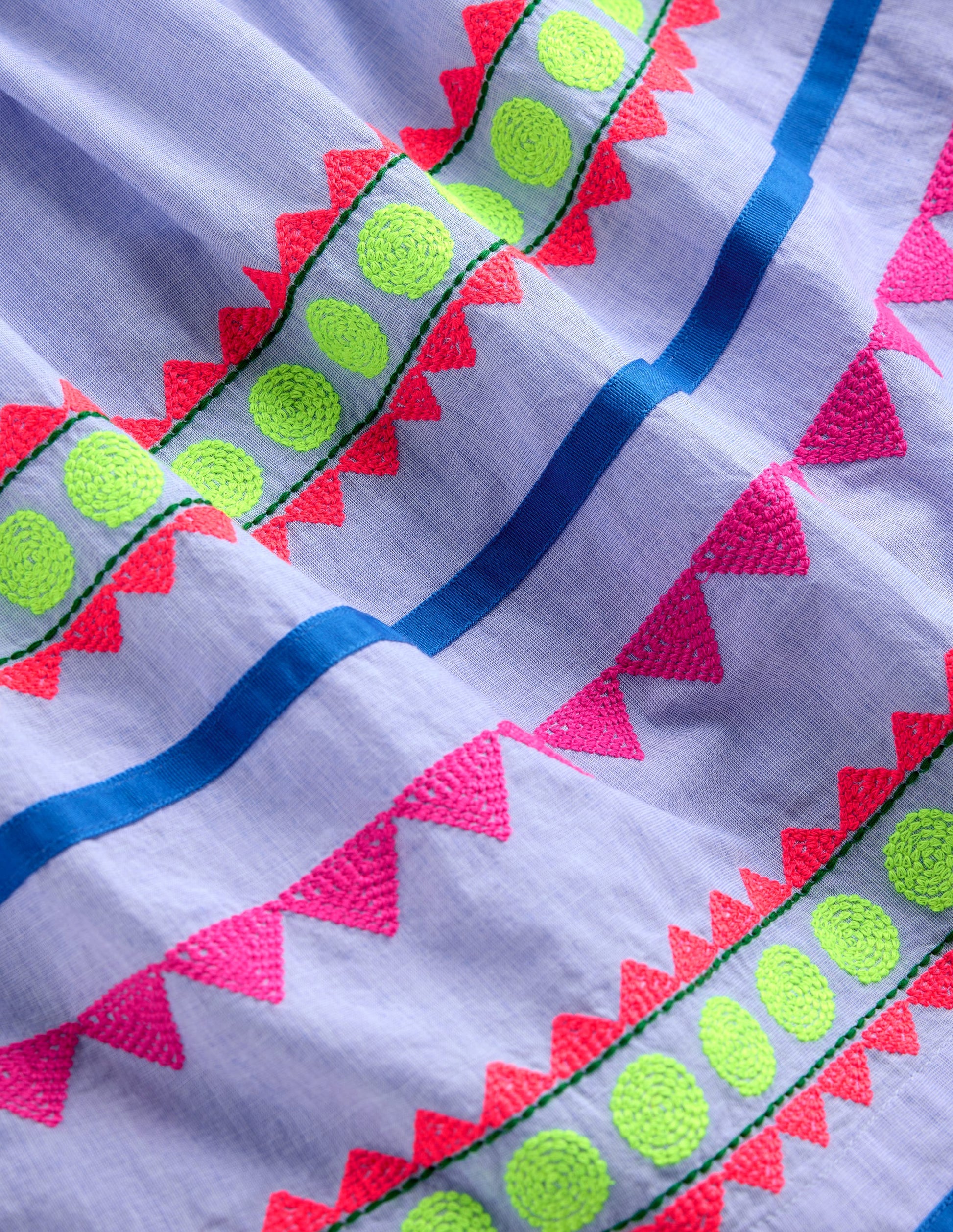 Annalisa Sommerkleid zum Herumwirbeln-Aztekenmuster-4